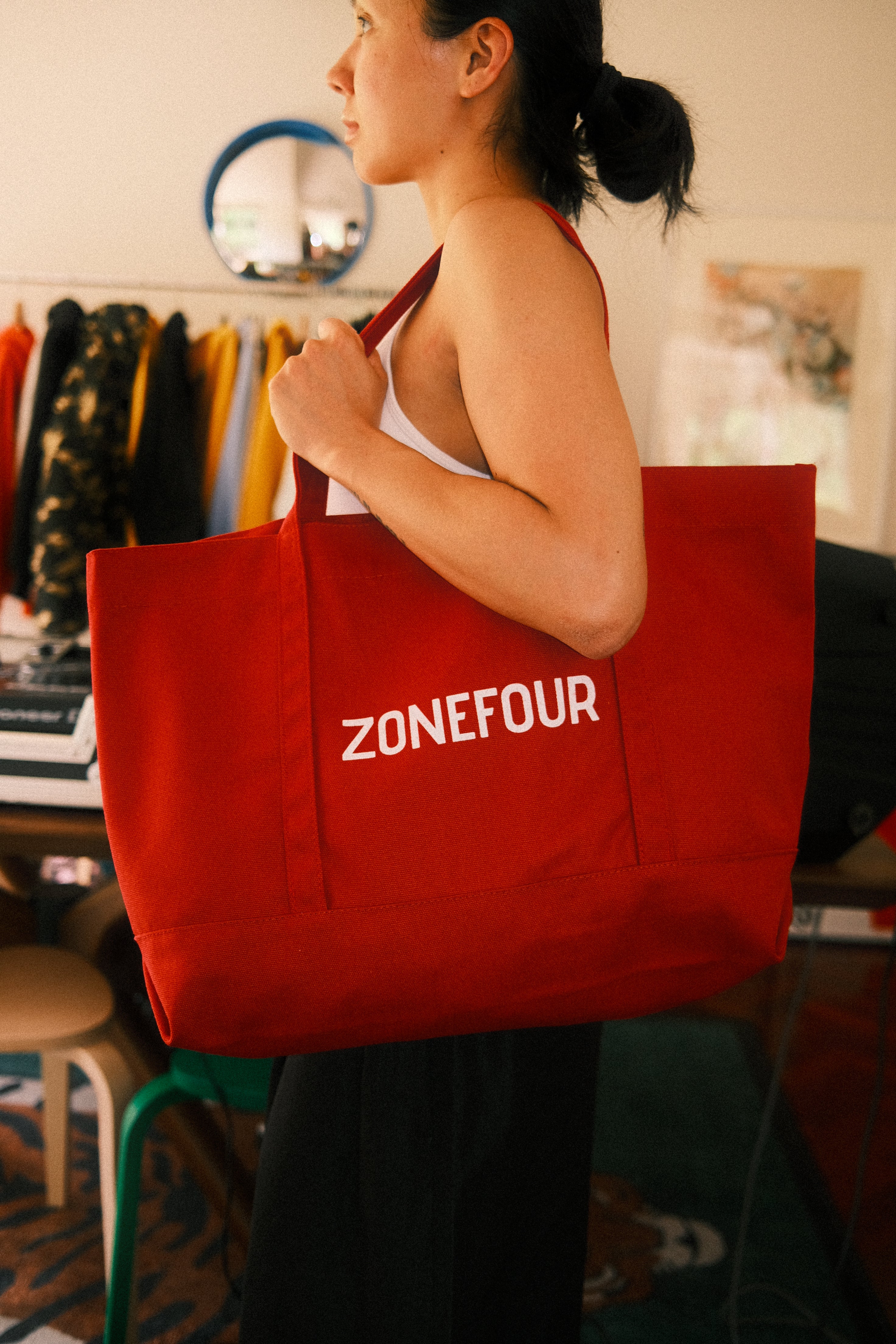 Culture Gallery Tote Bag - Red