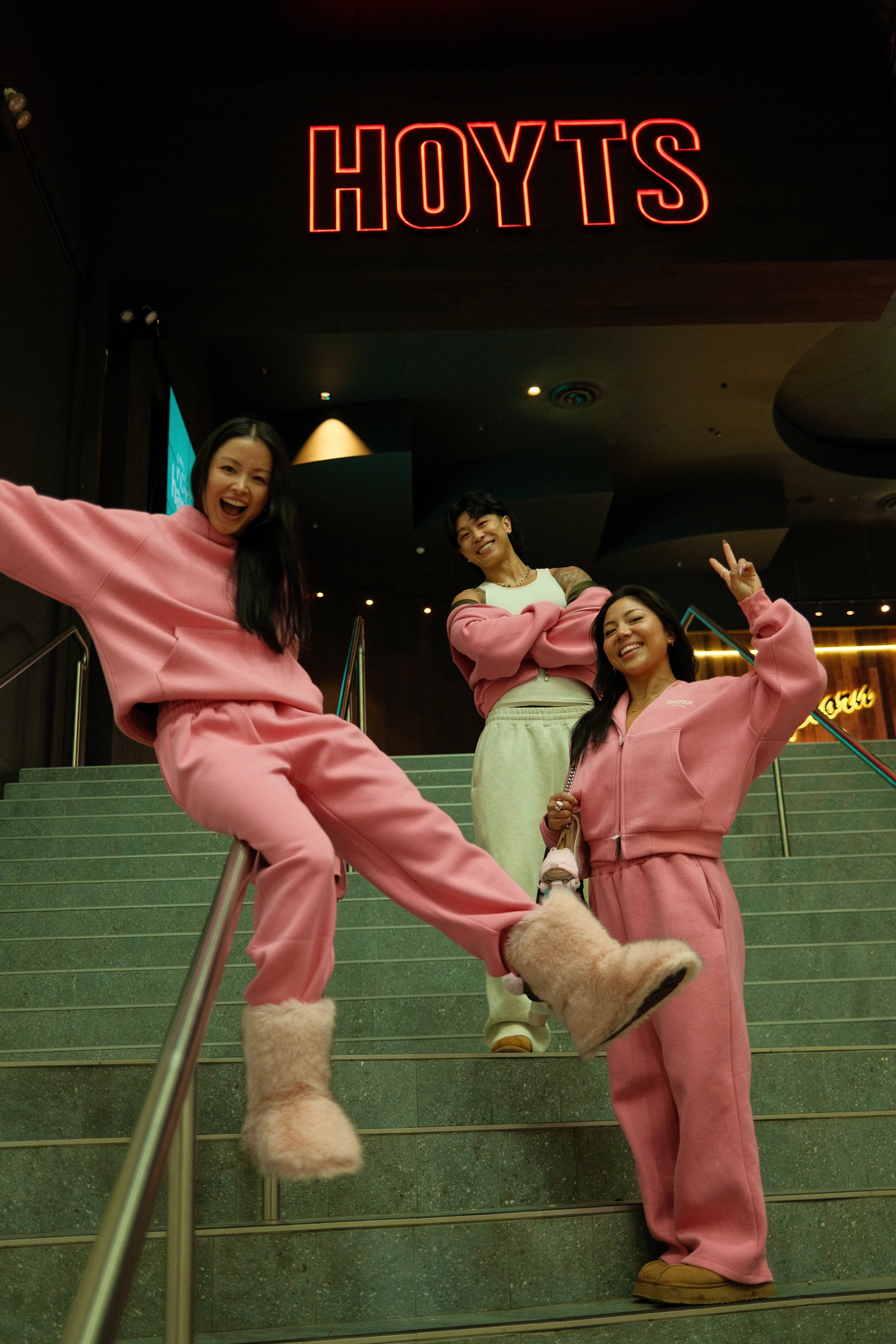 Anniversary Zip Hoodie - Pink