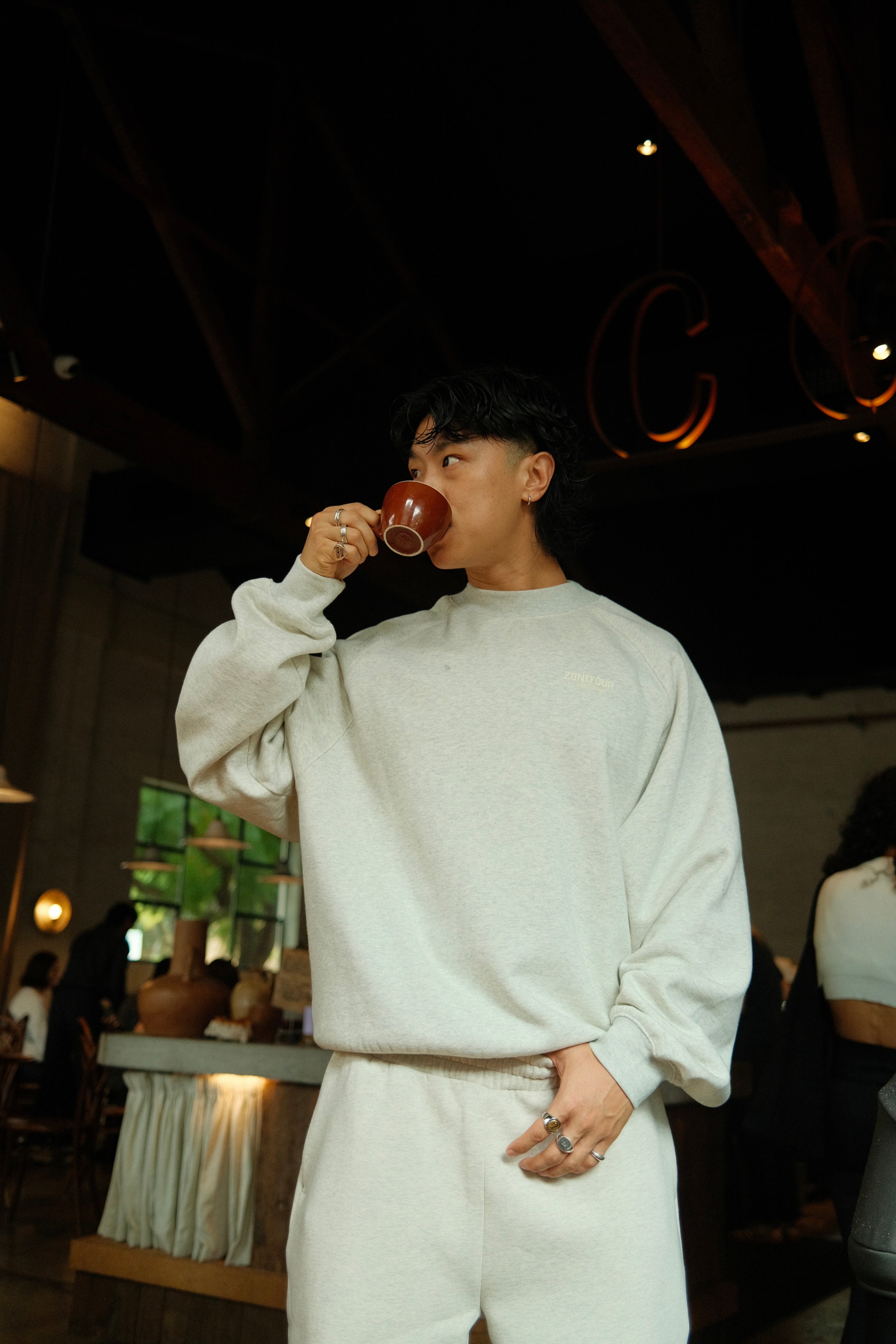 Anniversary Crewneck - Marl Grey