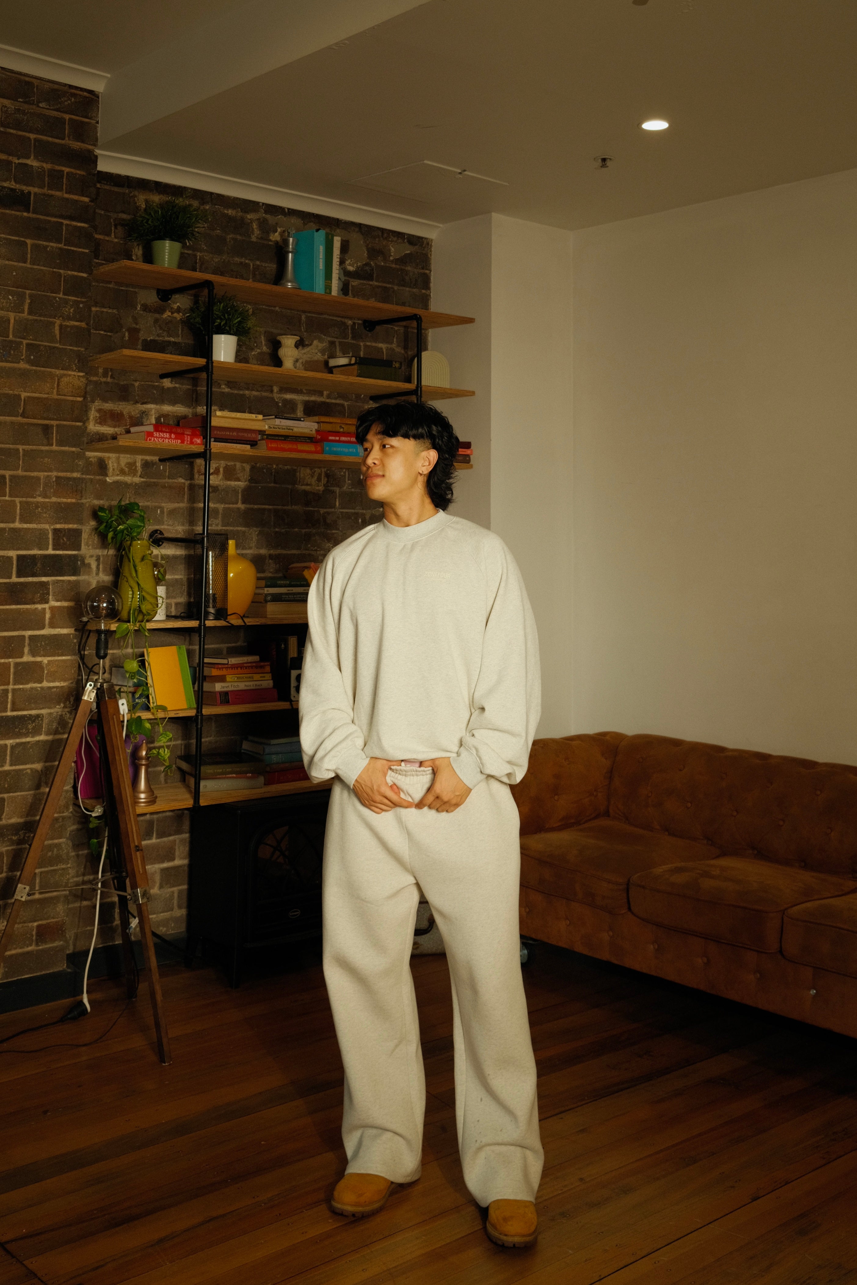 Anniversary Crewneck - Marl Grey