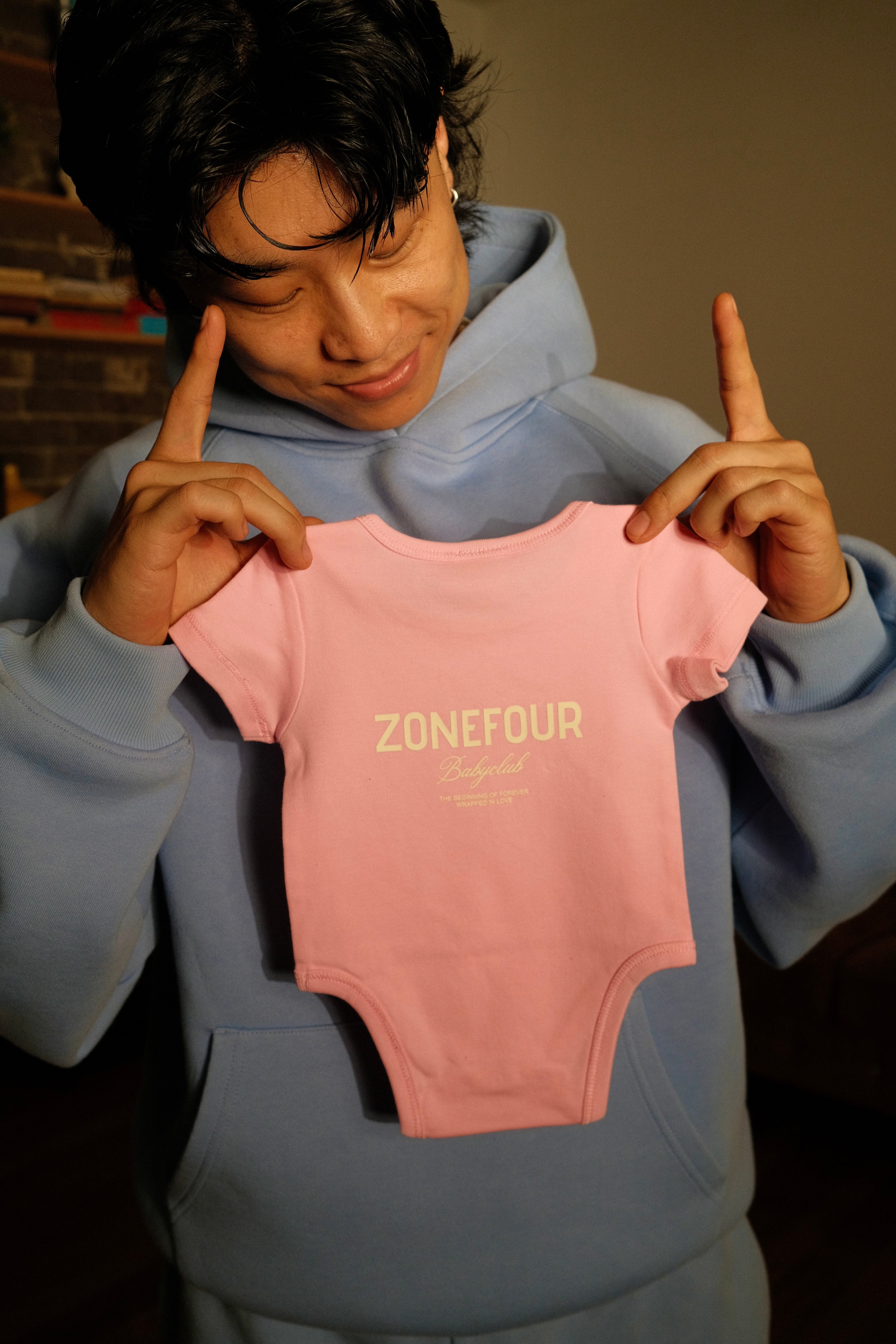 Baby Club Onesie - Pink