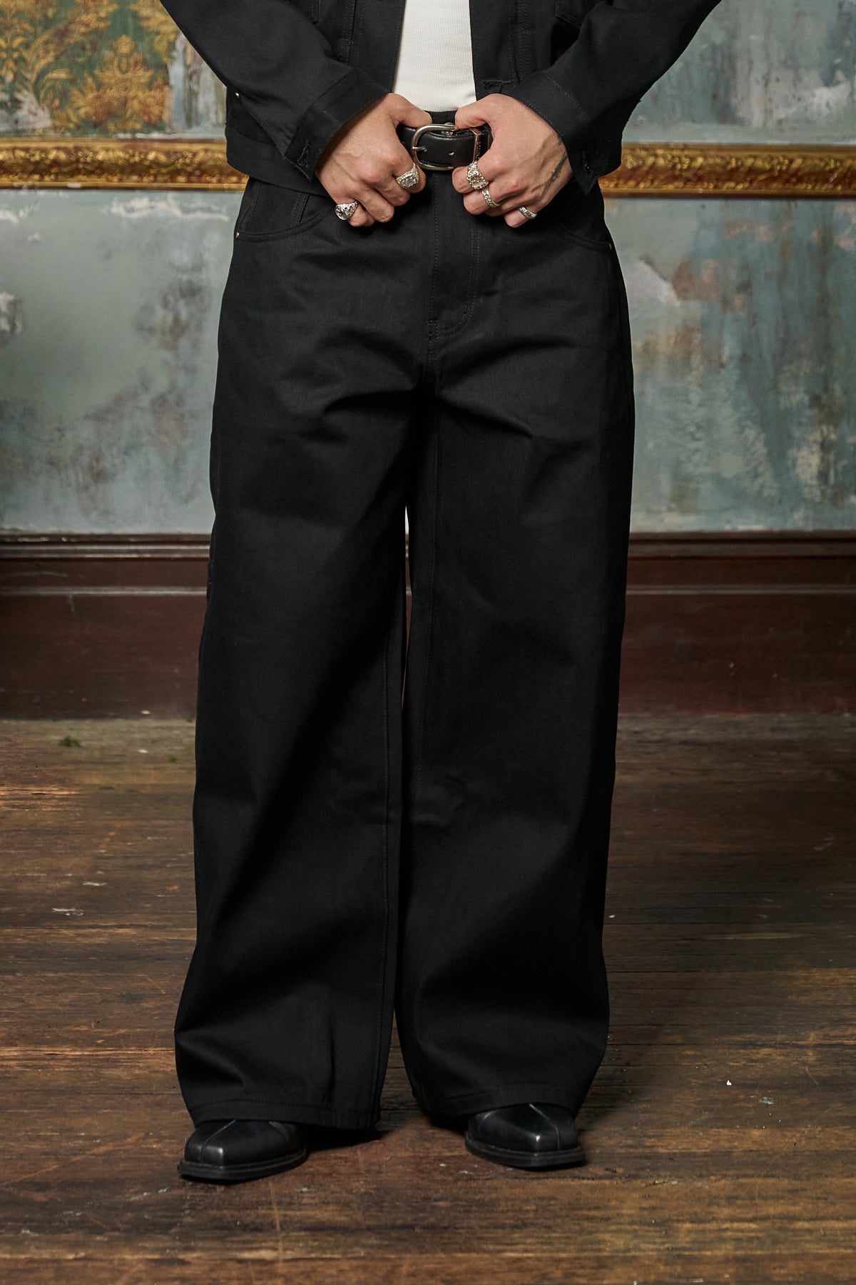 Raw Selvedge Denim - Jeans - Jet Black