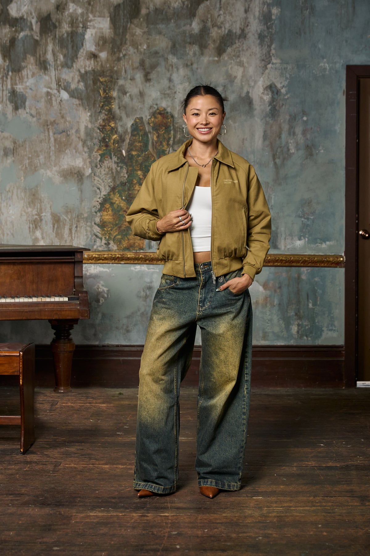 Human Gallery Team Jacket - Brown
