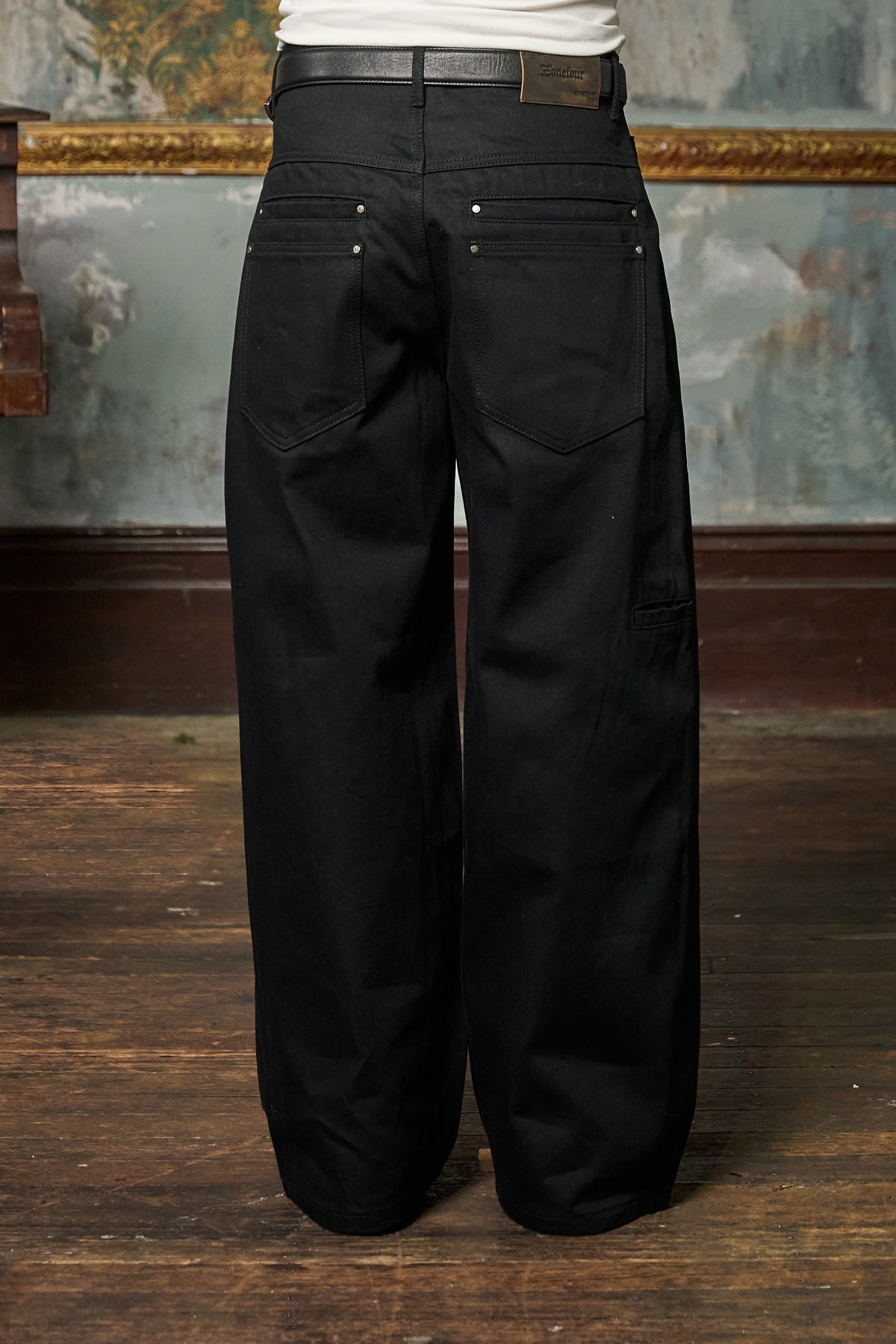 Raw Selvedge Denim - Jeans - Jet Black