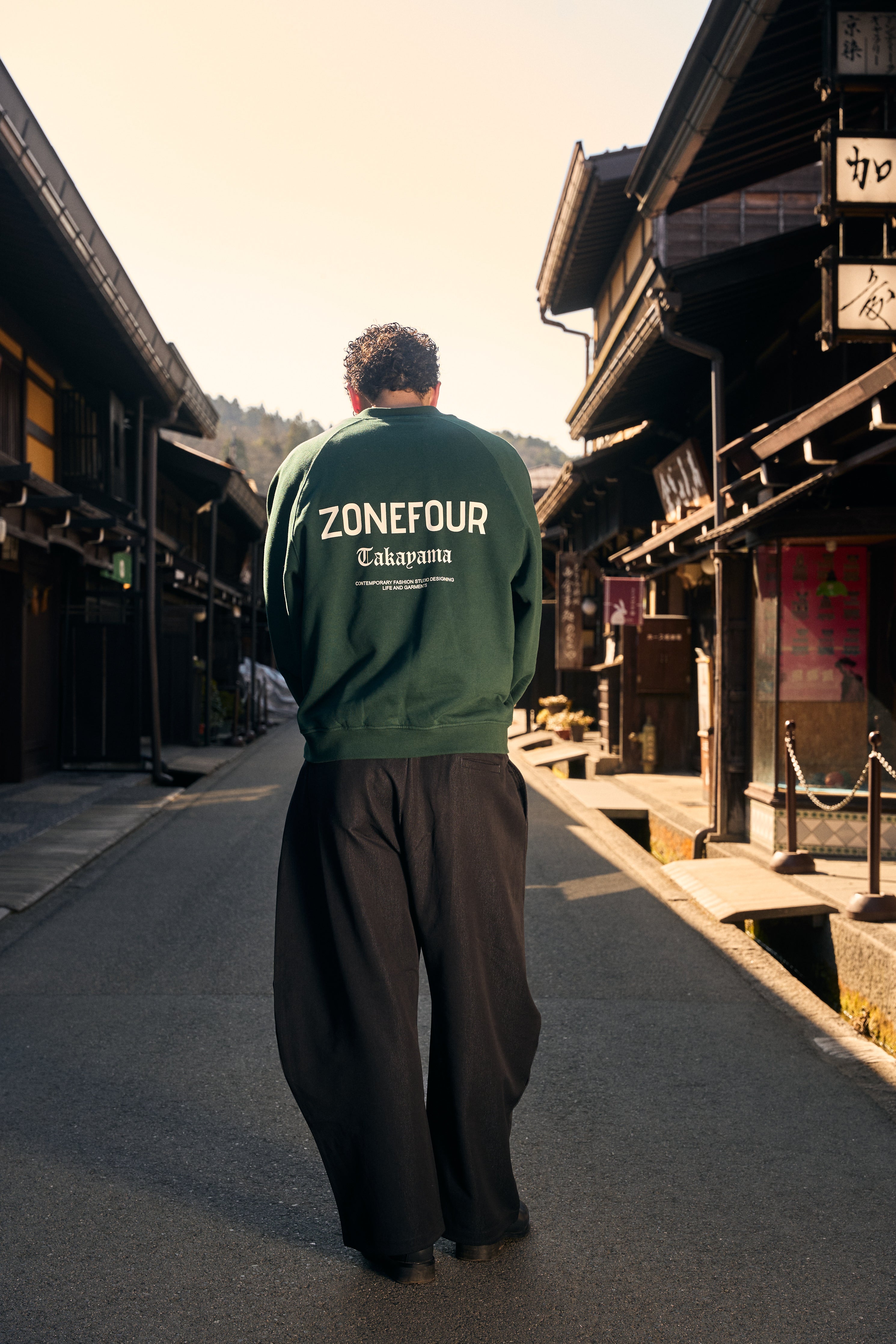 Team Takayama Crewneck - Forrest Green