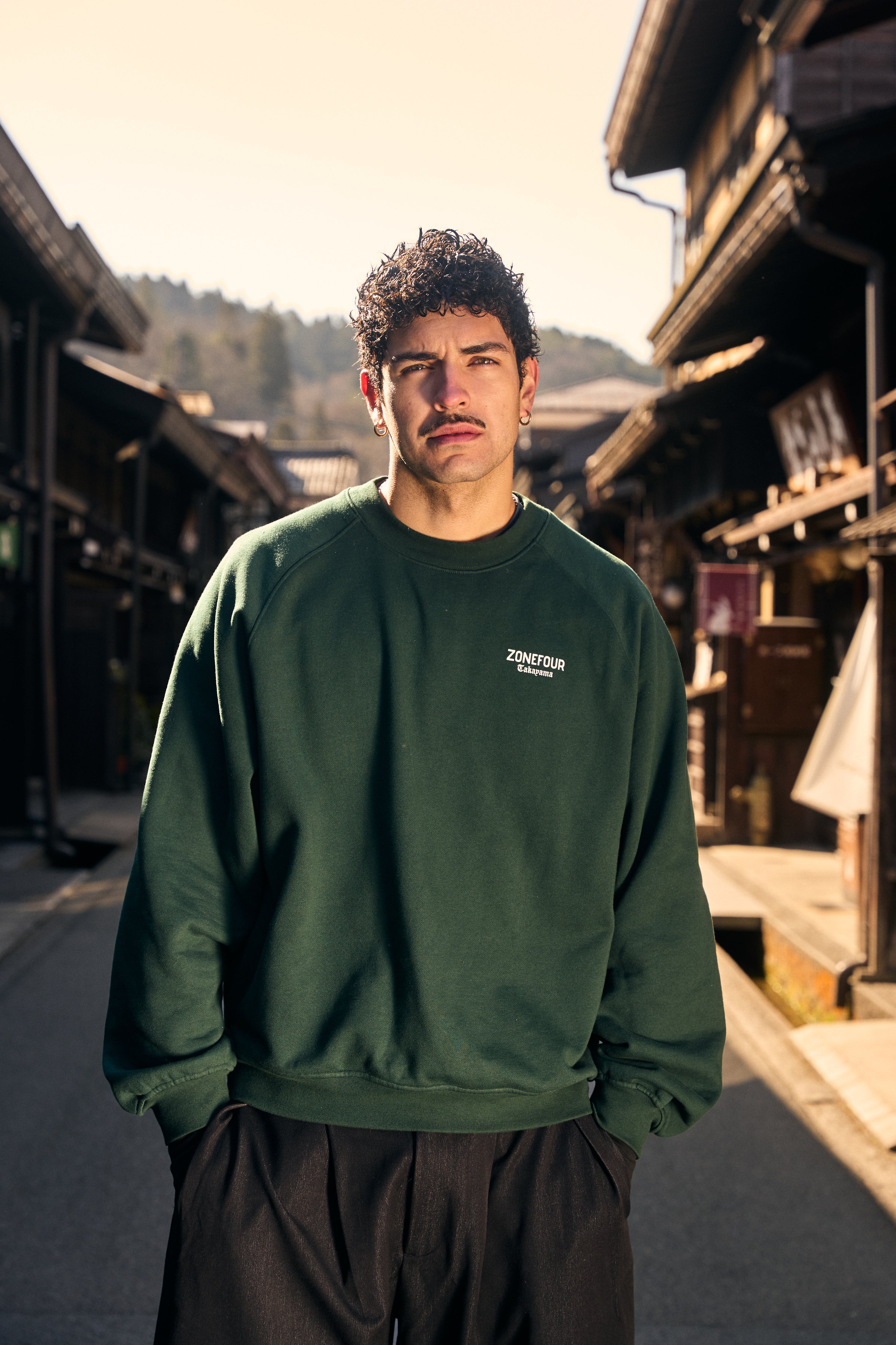 Team Takayama Crewneck - Forrest Green