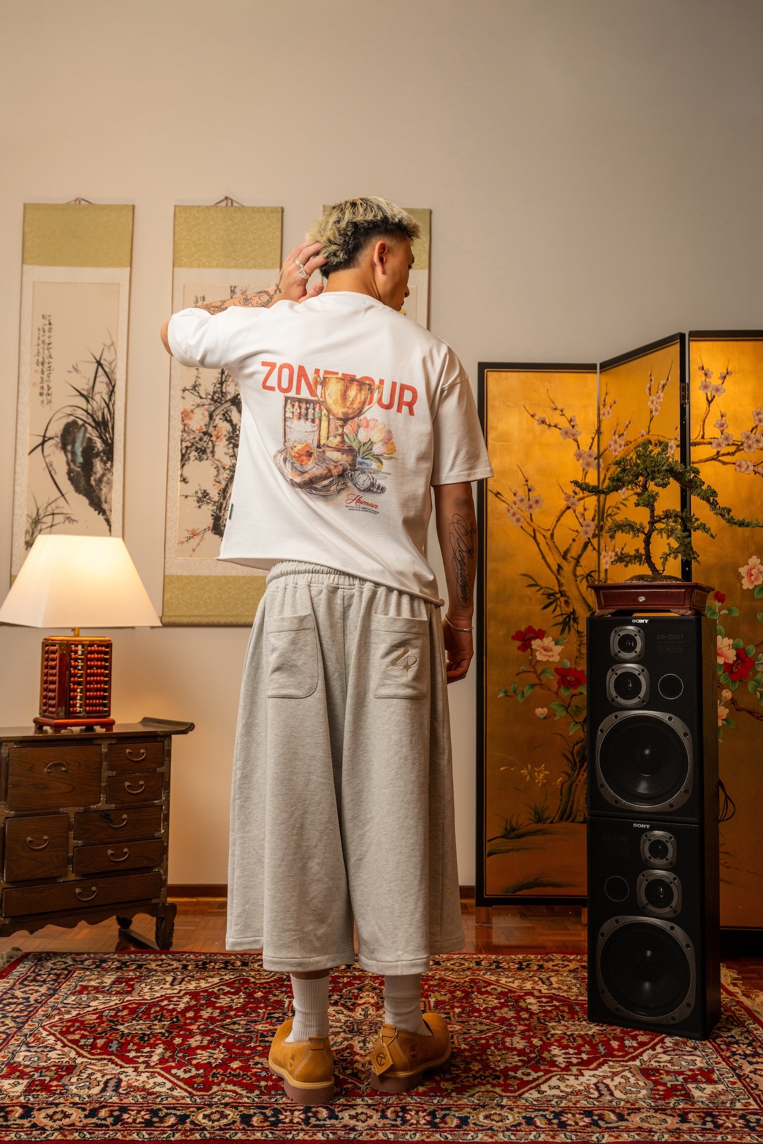 Human Gallery Ego Tee - Flat White