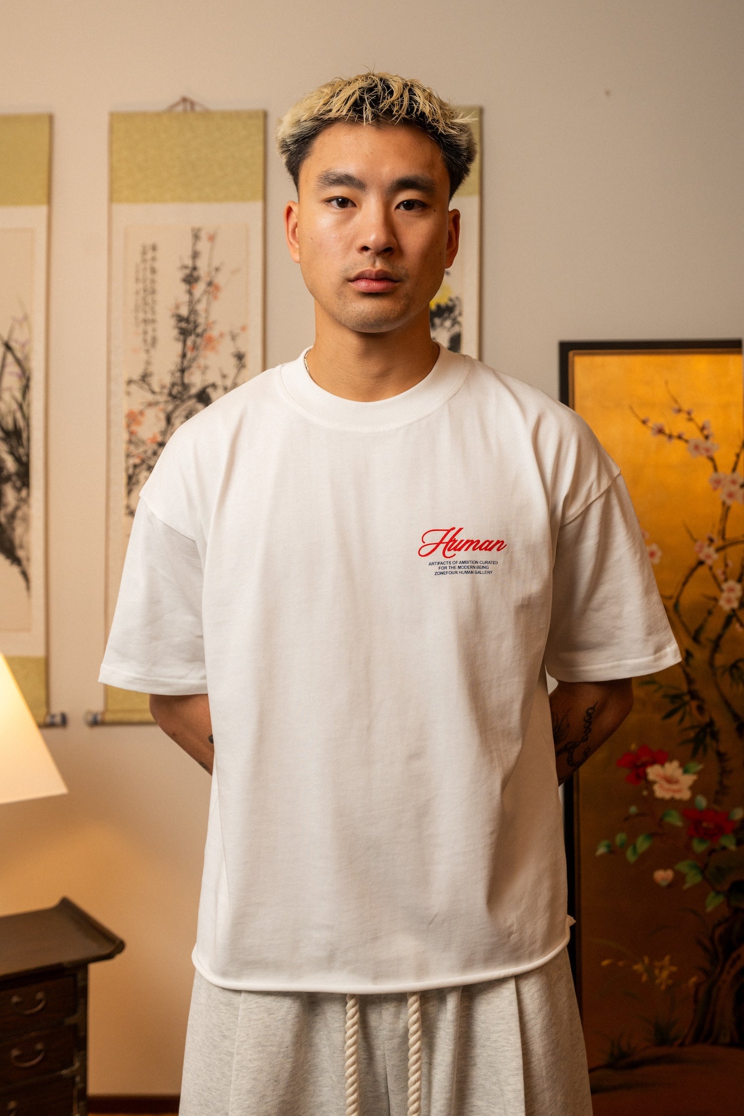 Human Gallery Ego Tee - Flat White