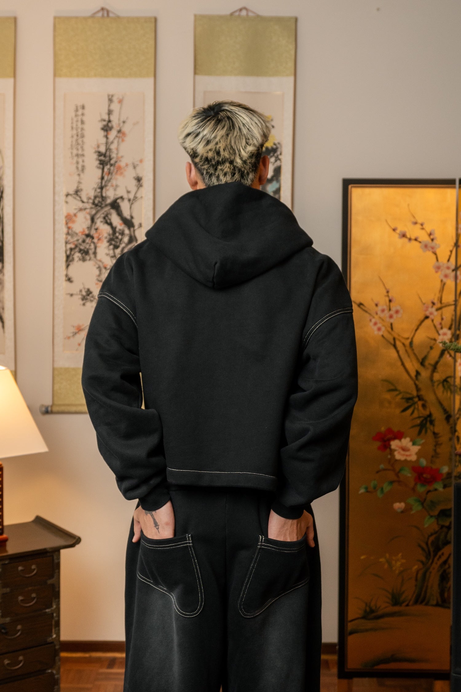 Human Gallery Hoodie - Black