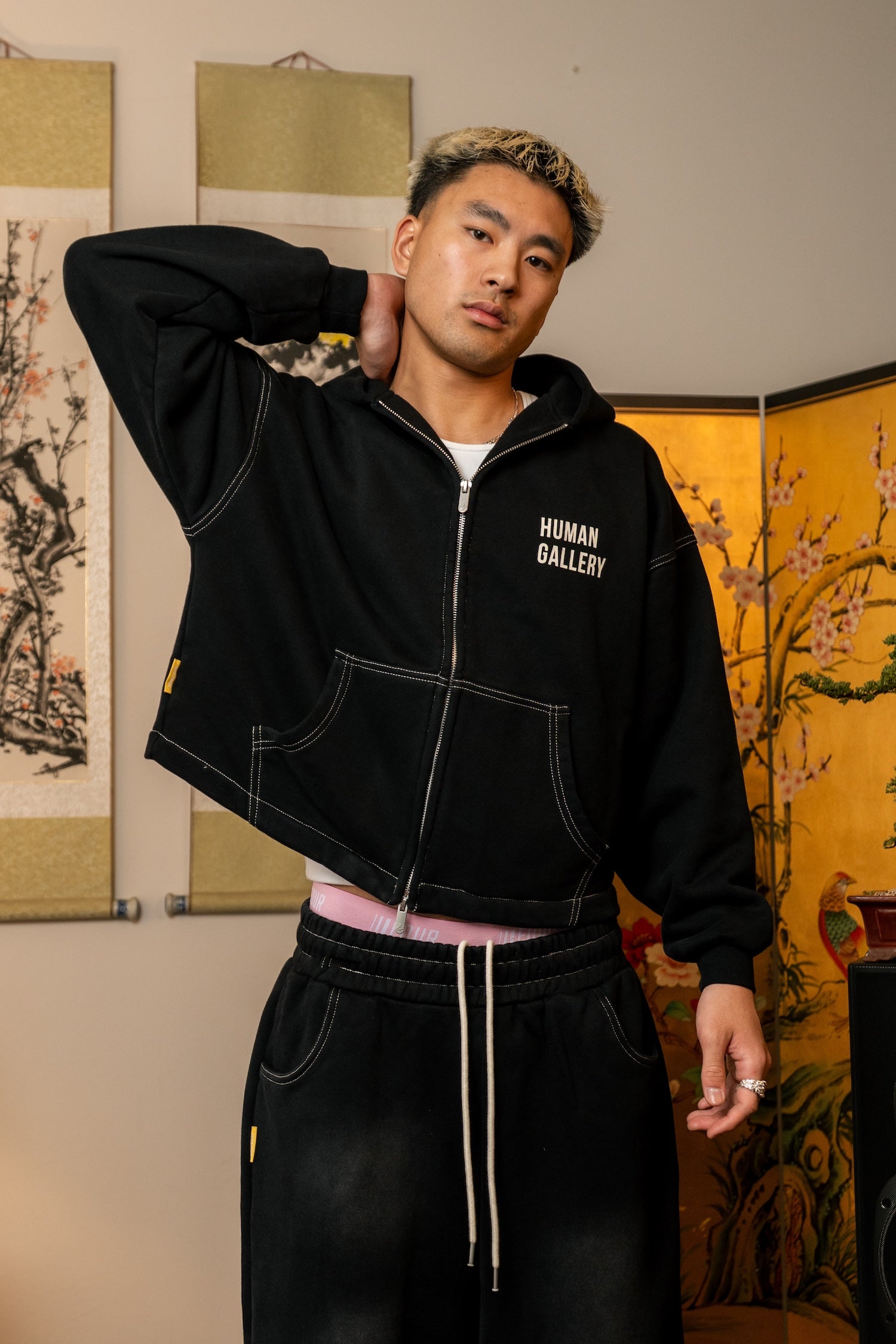 Human Gallery Hoodie - Black