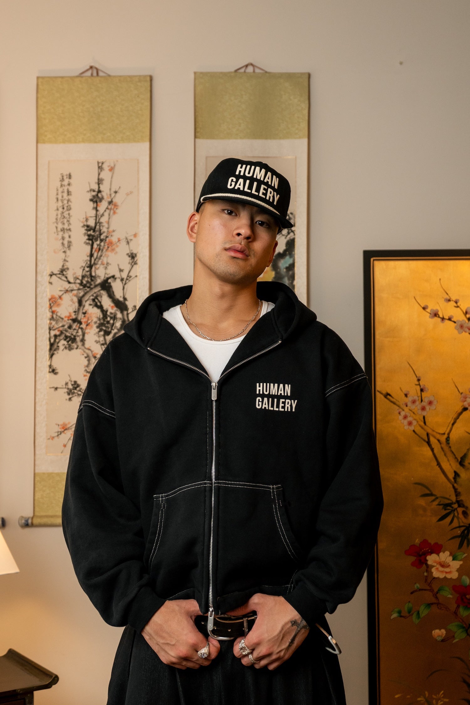 Human Gallery Hoodie - Black