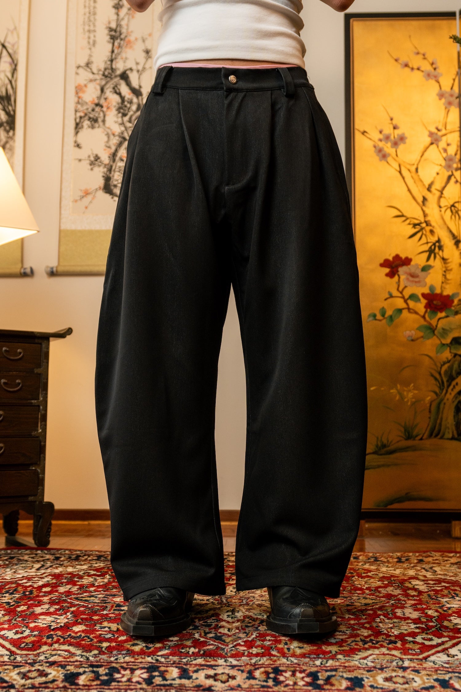 The Bow Trouser - Black