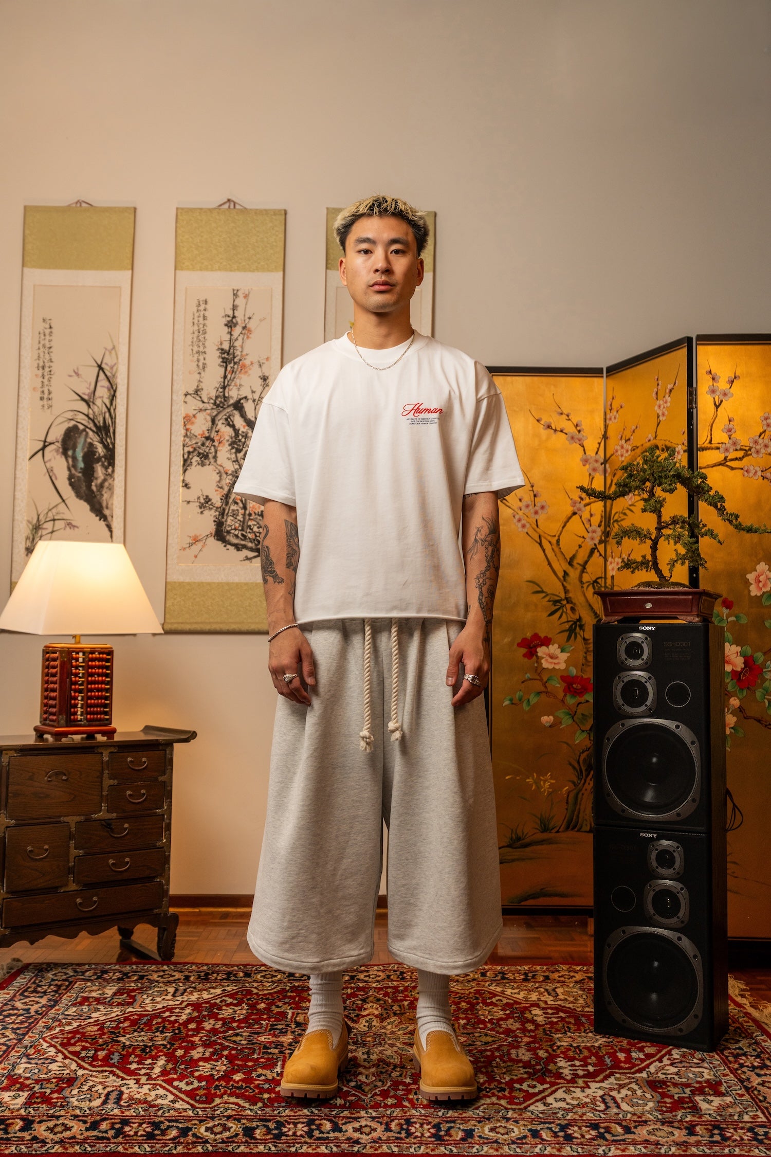 Human Gallery Ego Tee - Flat White