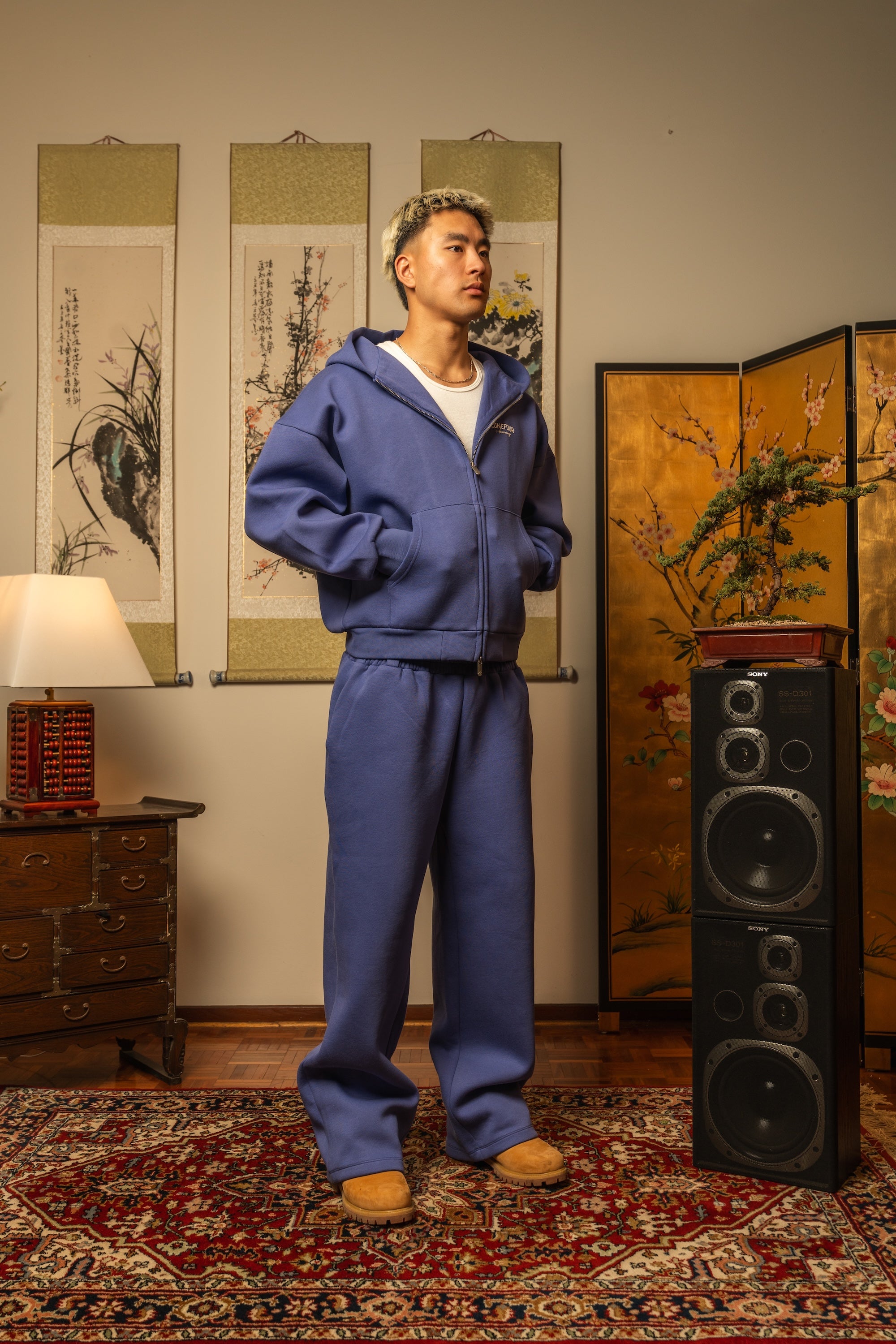 Anniversary Zip Hoodie - Lavender