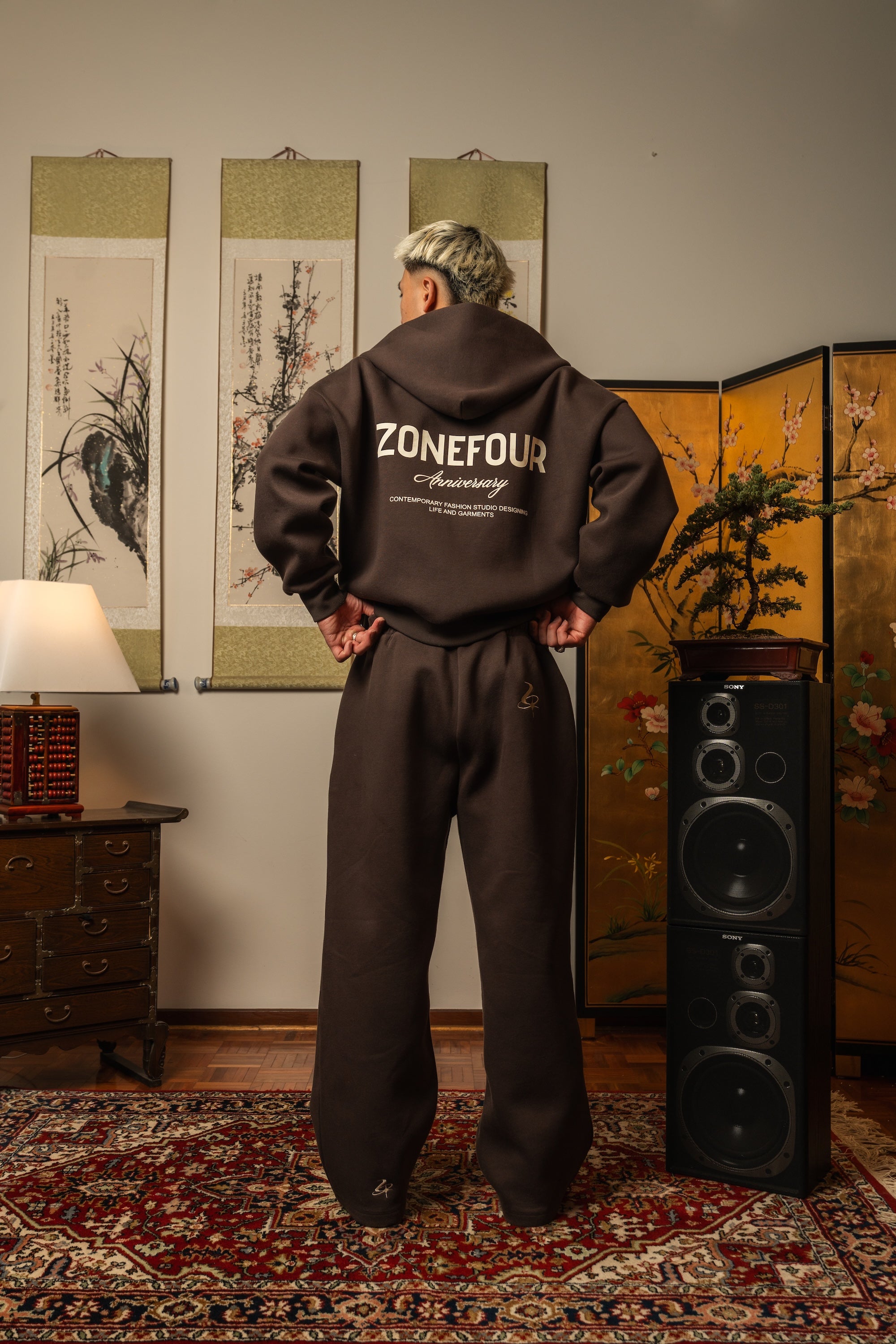 Anniversary Wide Leg Sweats - Taupe