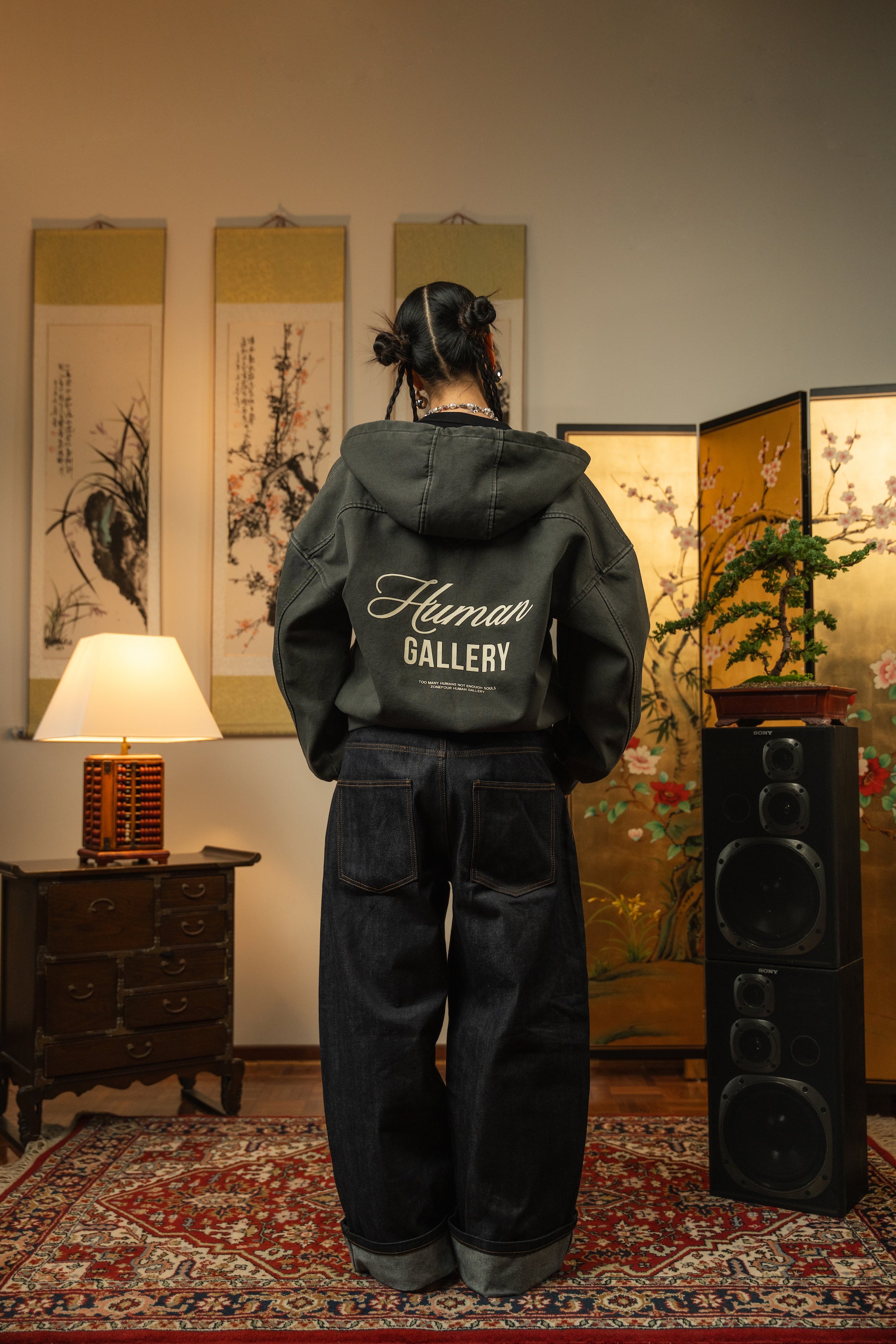 Human Gallery Work Jacket - Stone Grey