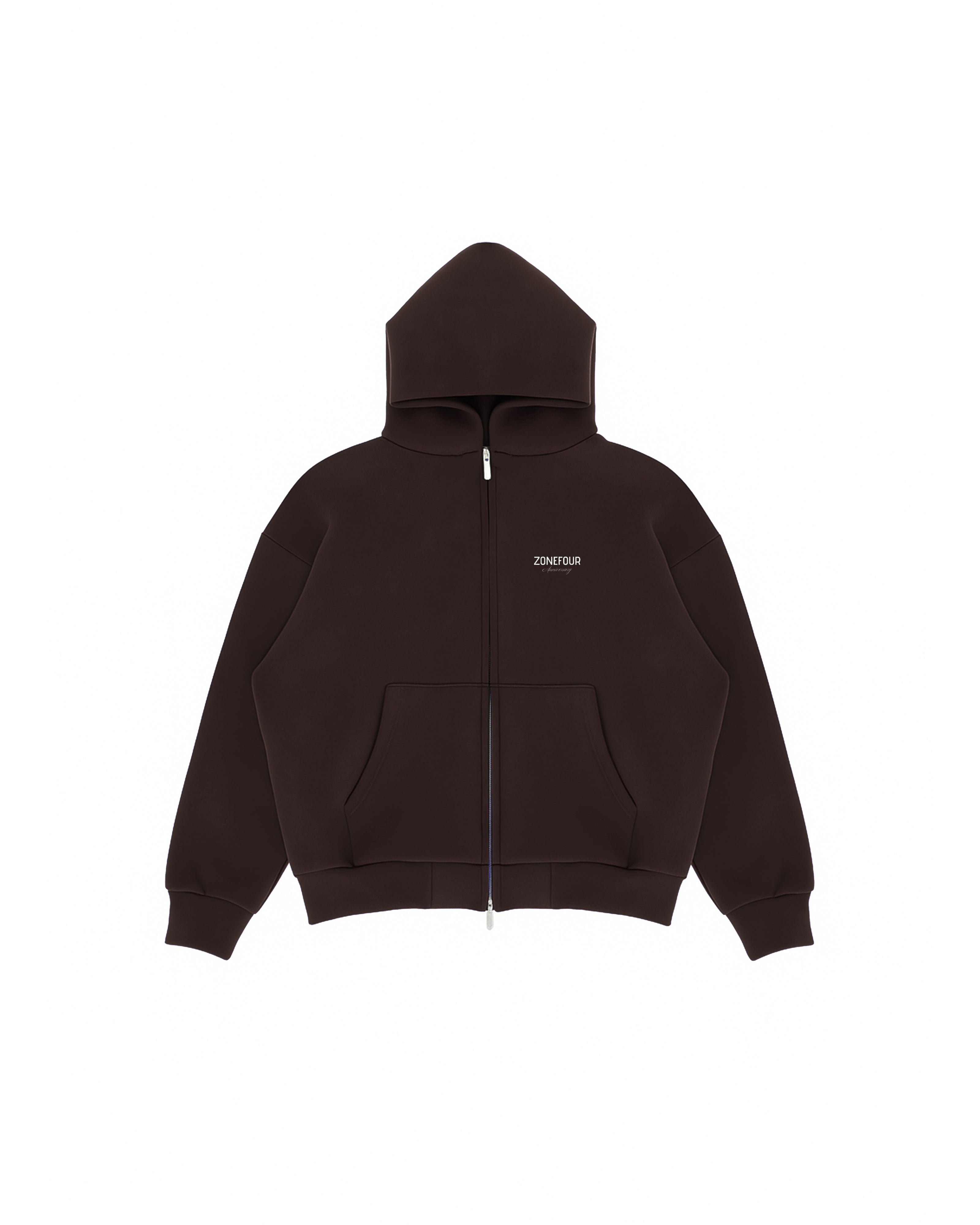 Anniversary Zip Hoodie - Taupe