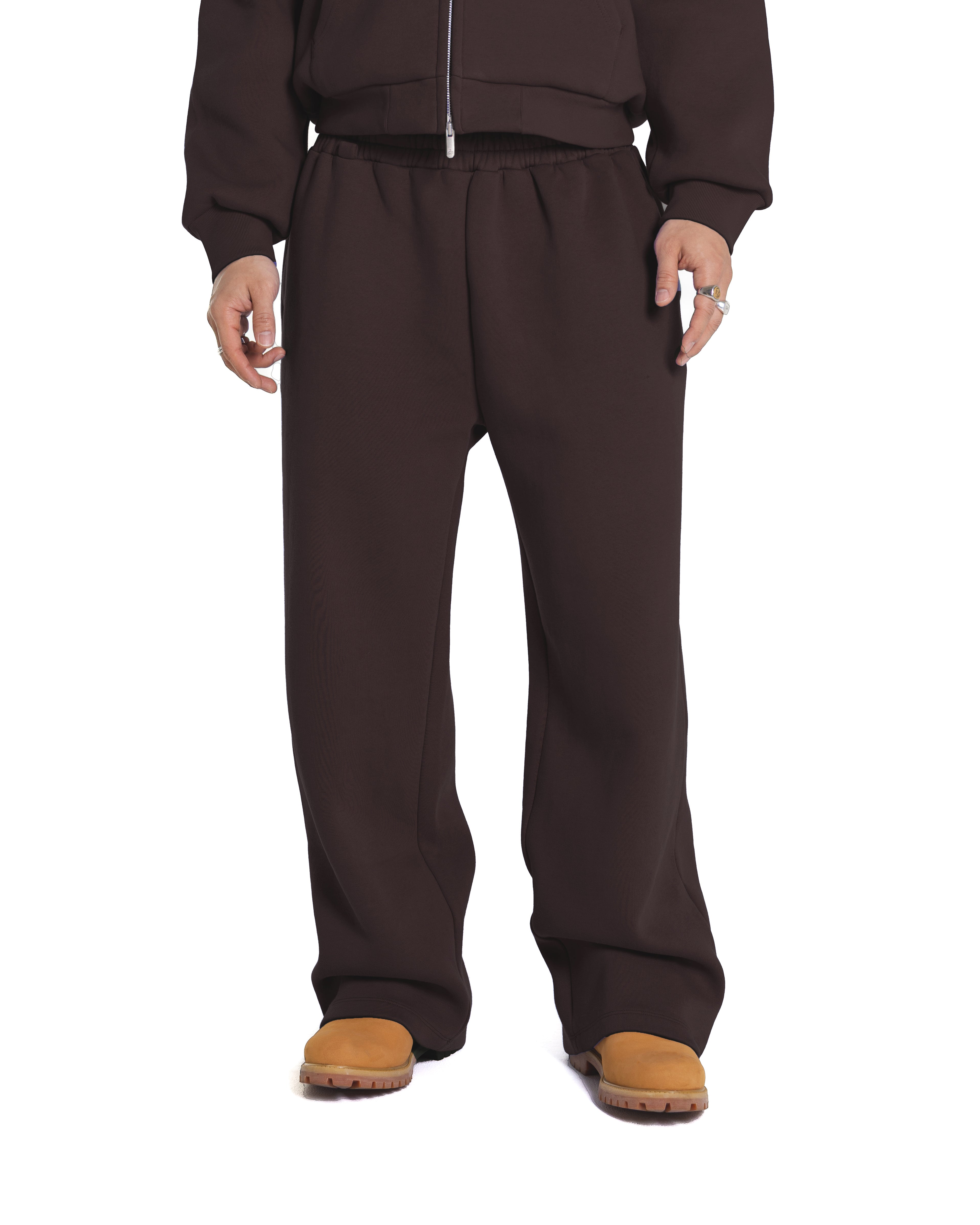 Anniversary Wide Leg Sweats - Taupe