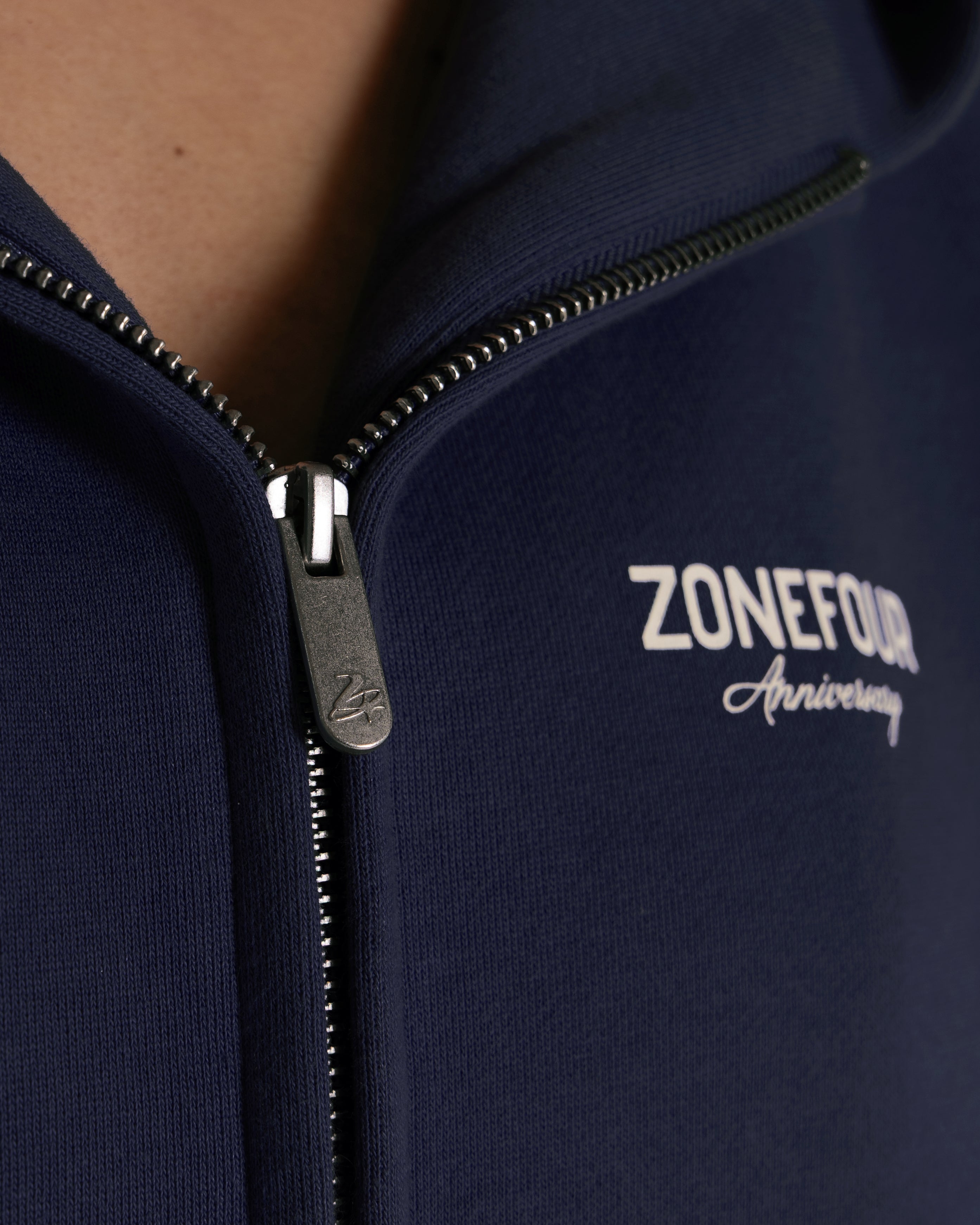 Anniversary Zip Hoodie - Navy