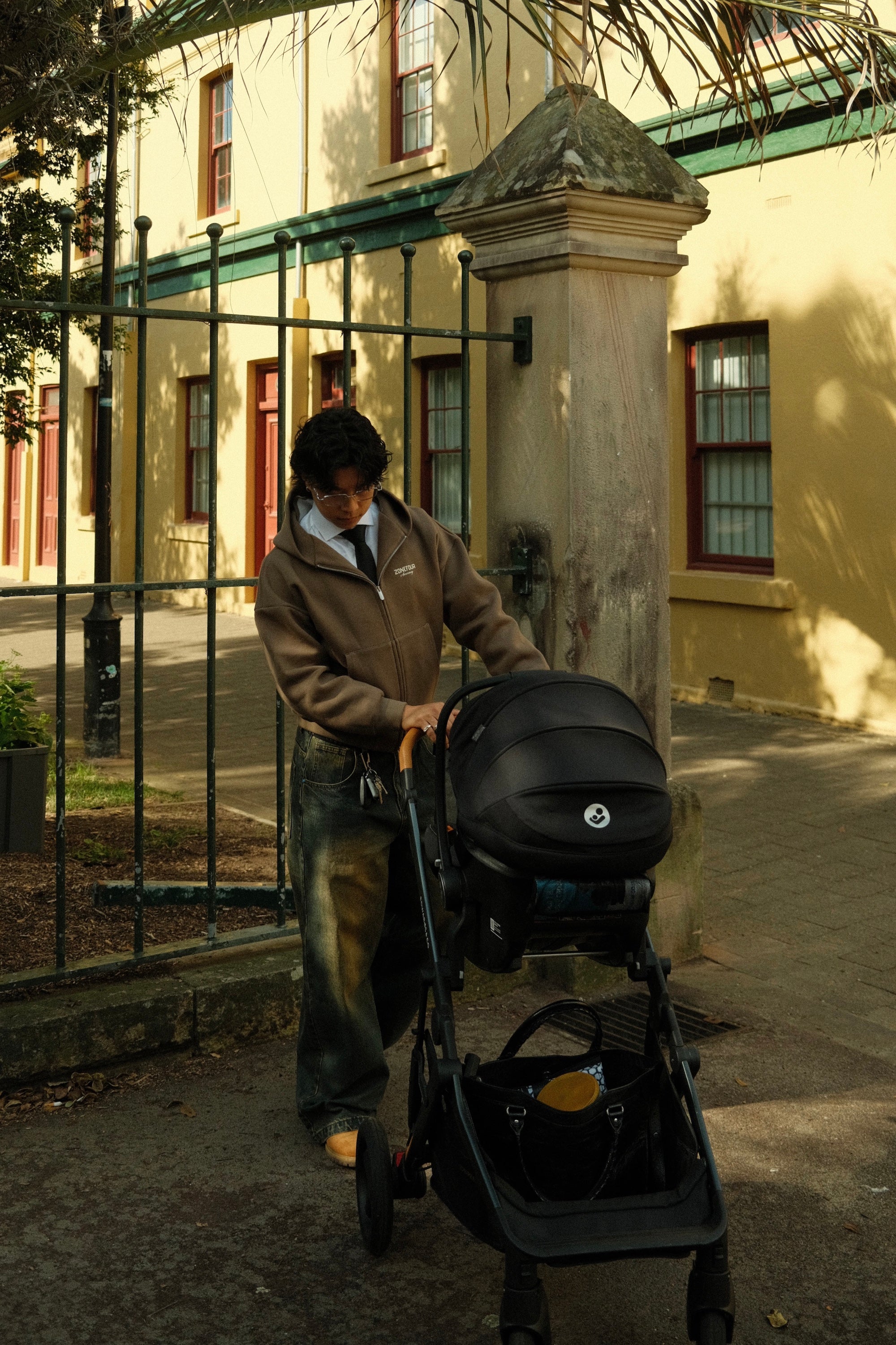 Anniversary Zip Hoodie - Khaki Brown