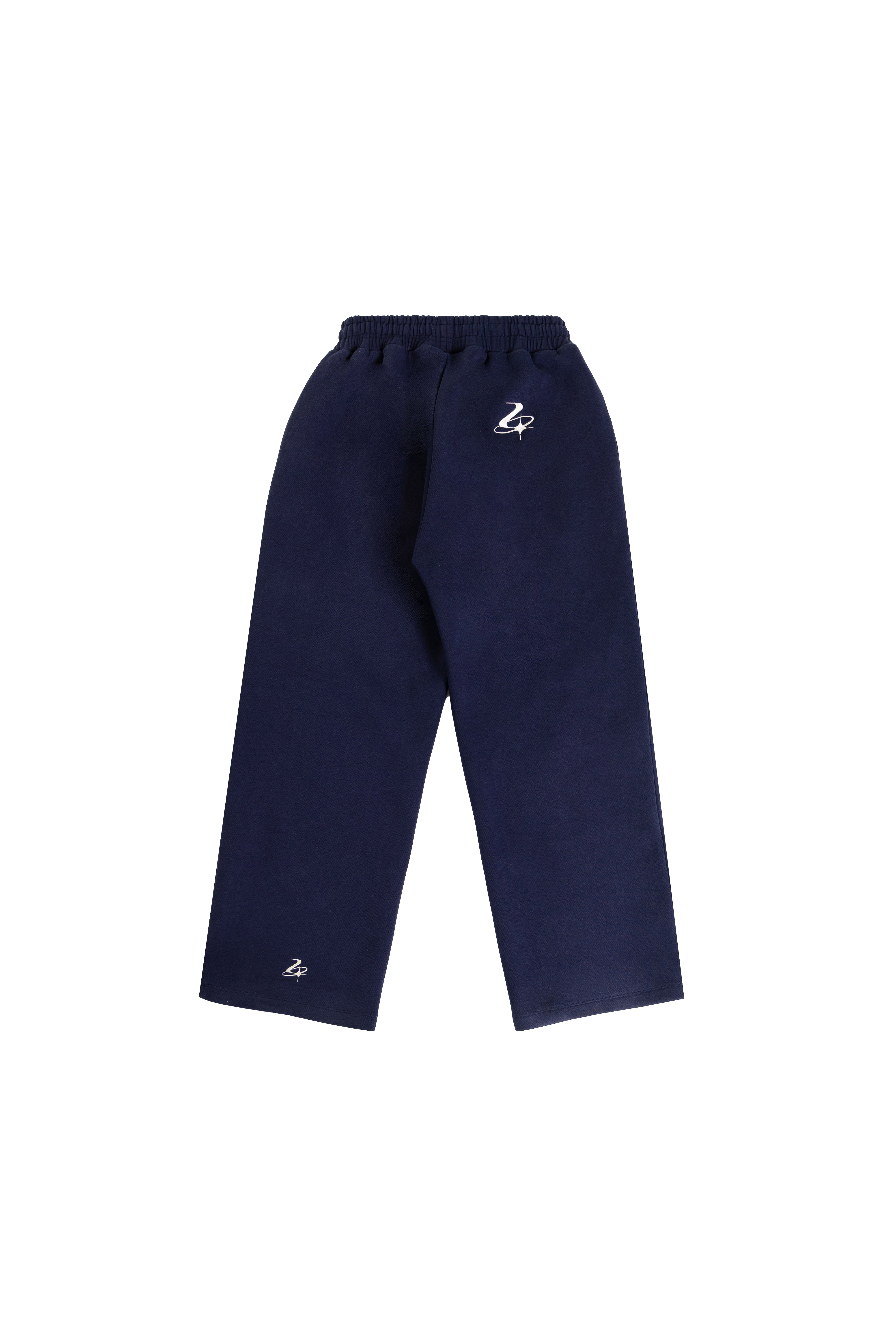 Anniversary Wide Leg Sweats - Navy