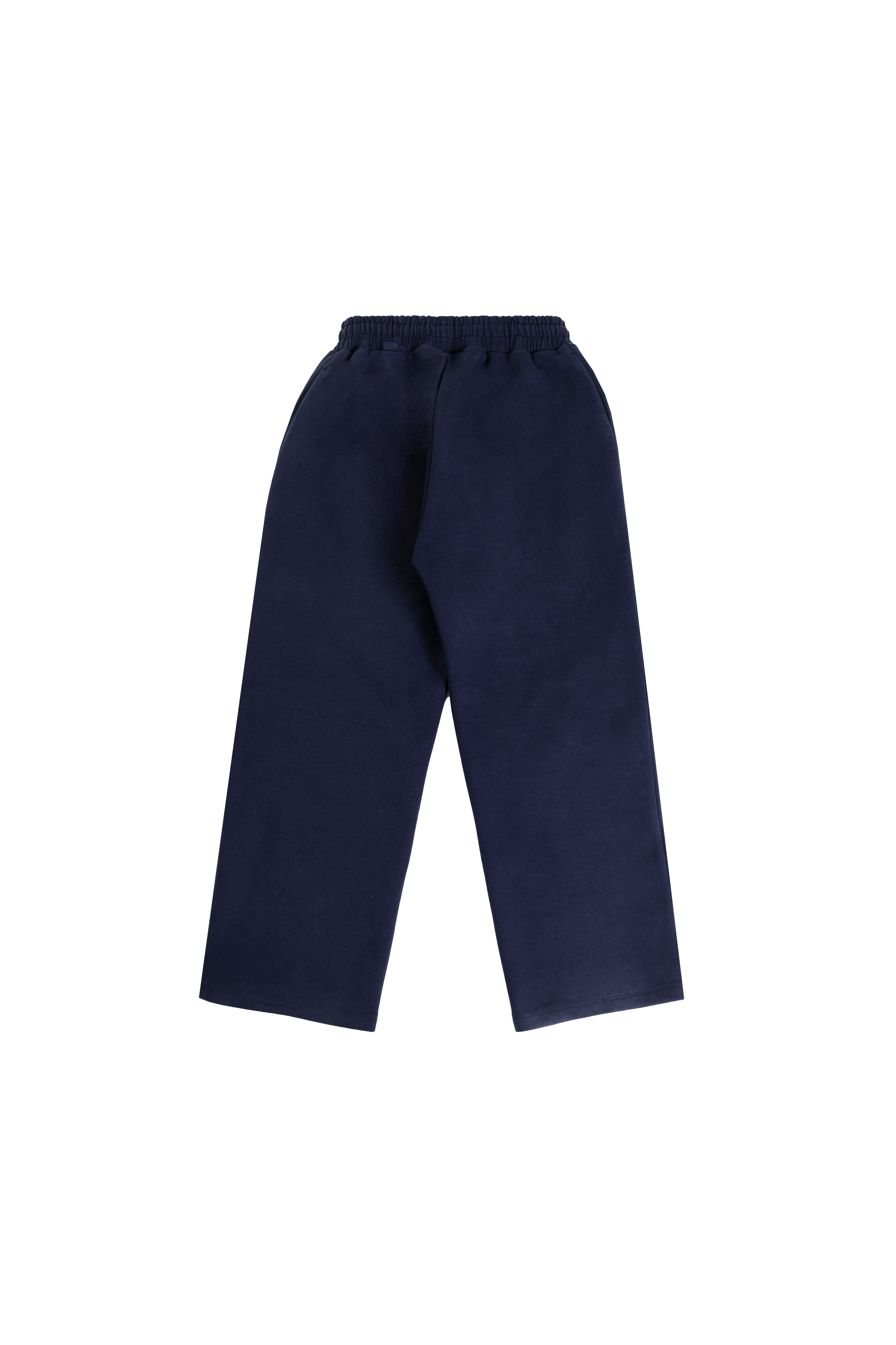 Anniversary Wide Leg Sweats - Navy