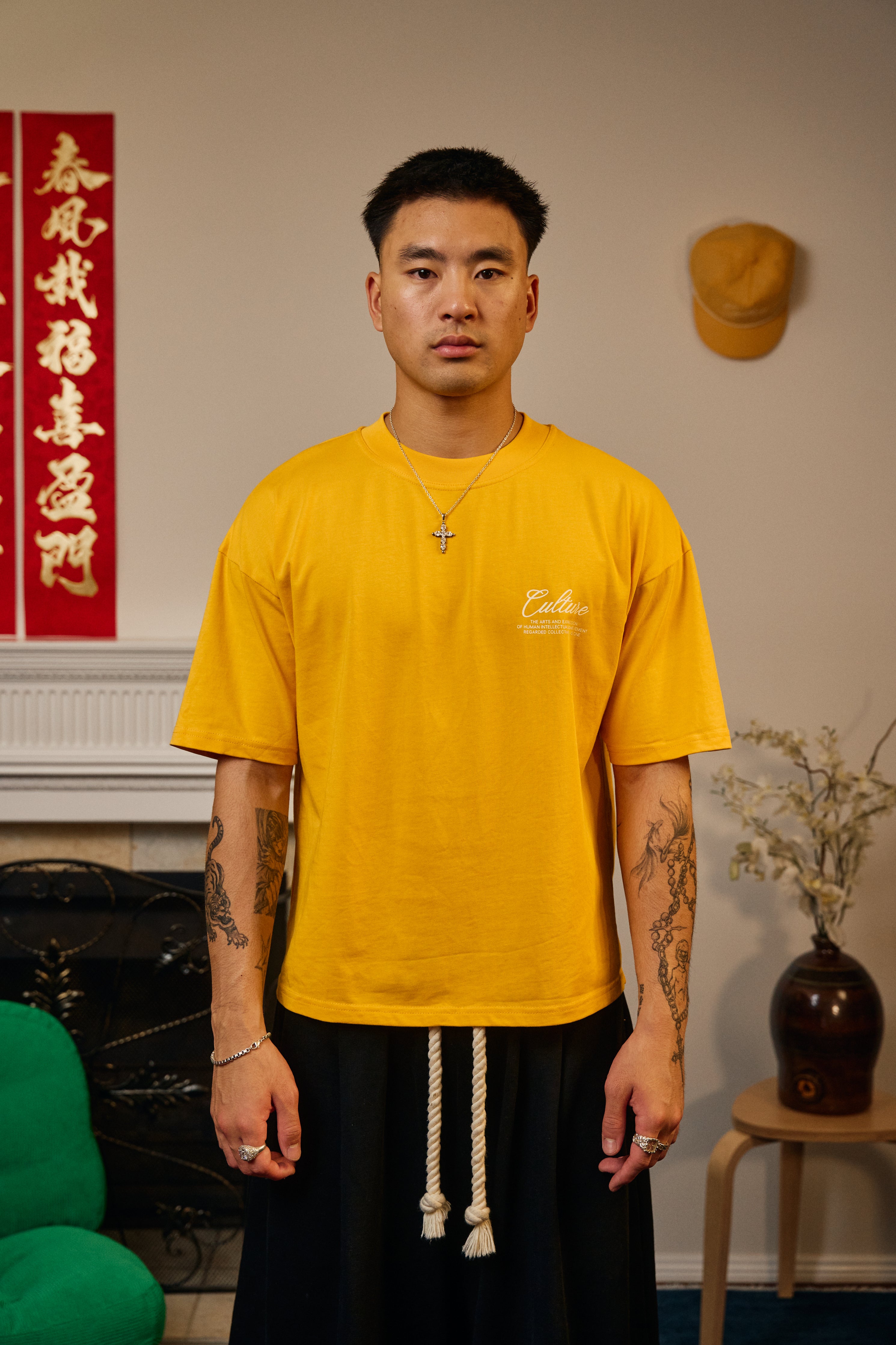 Culture T-Shirt - Mustard