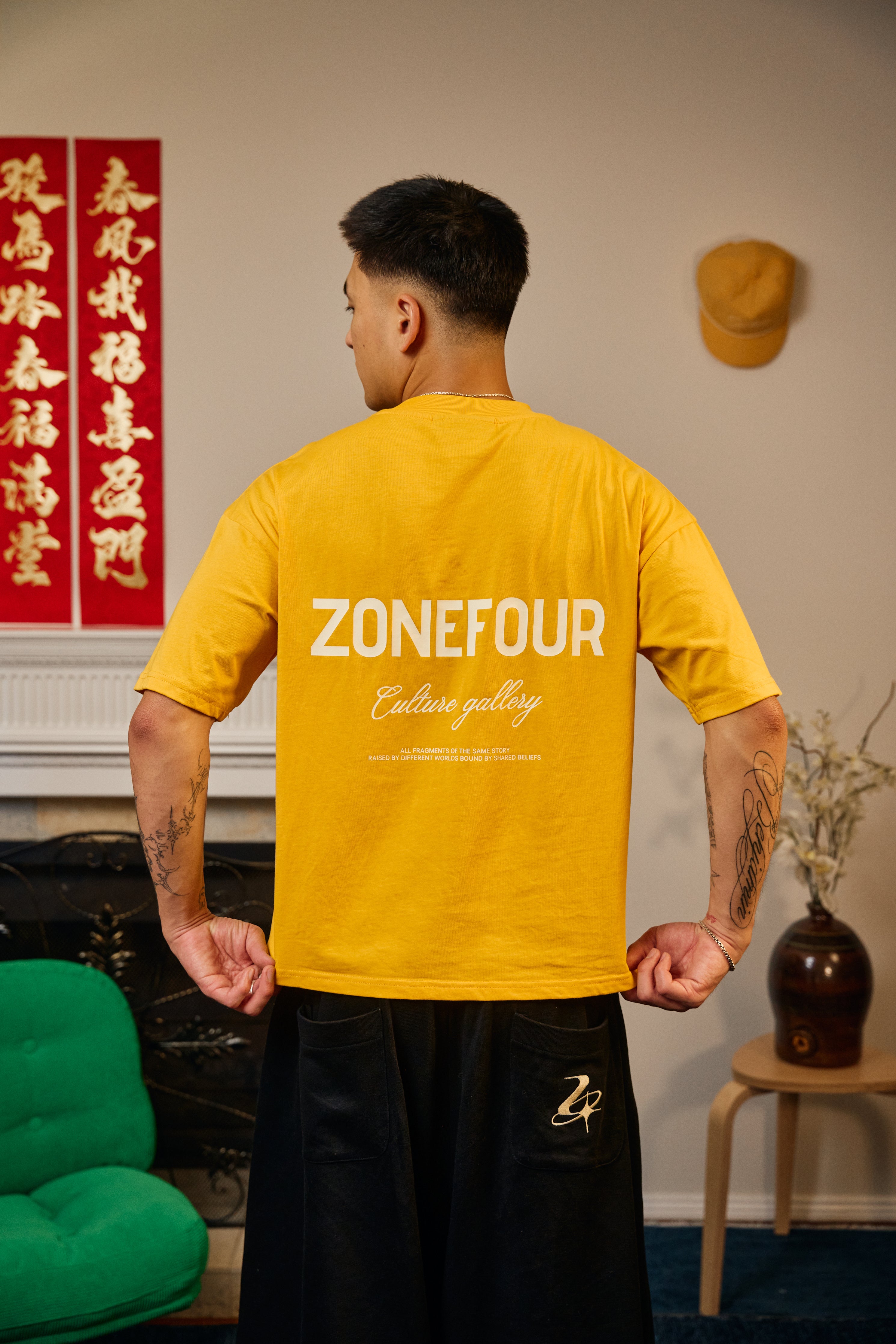 Culture T-Shirt - Mustard