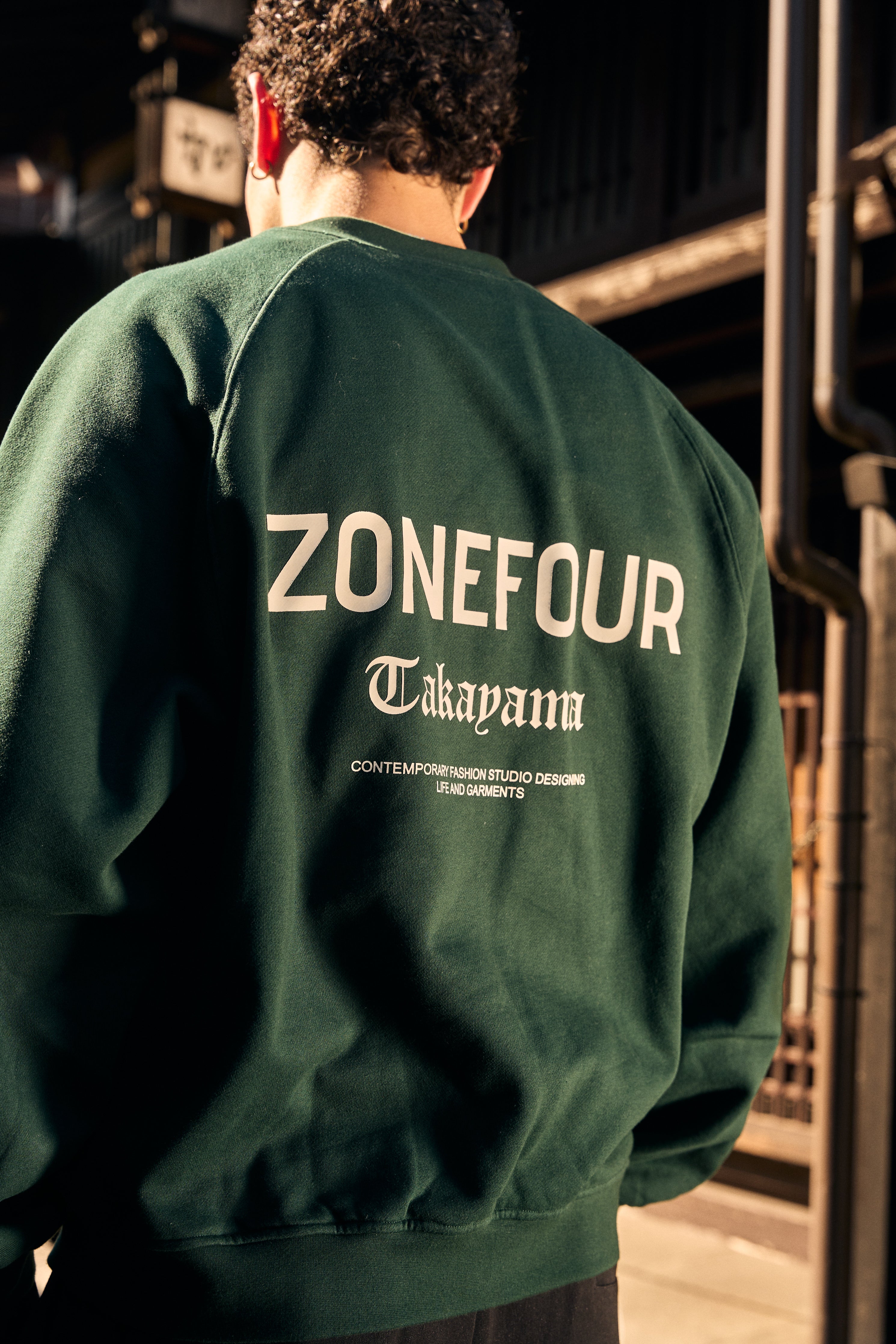 Team Takayama Crewneck - Forrest Green