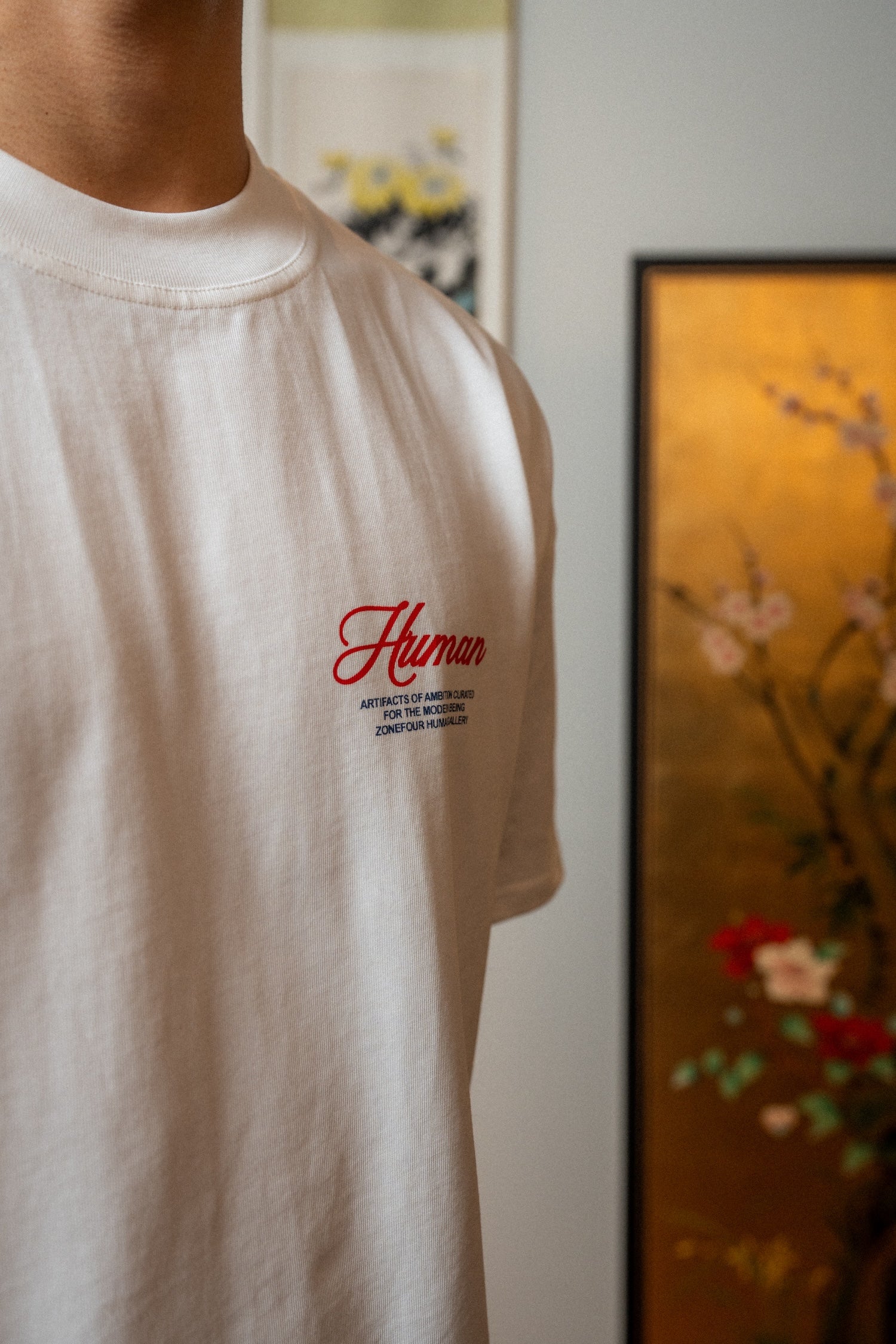 Human Gallery Ego Tee - Flat White