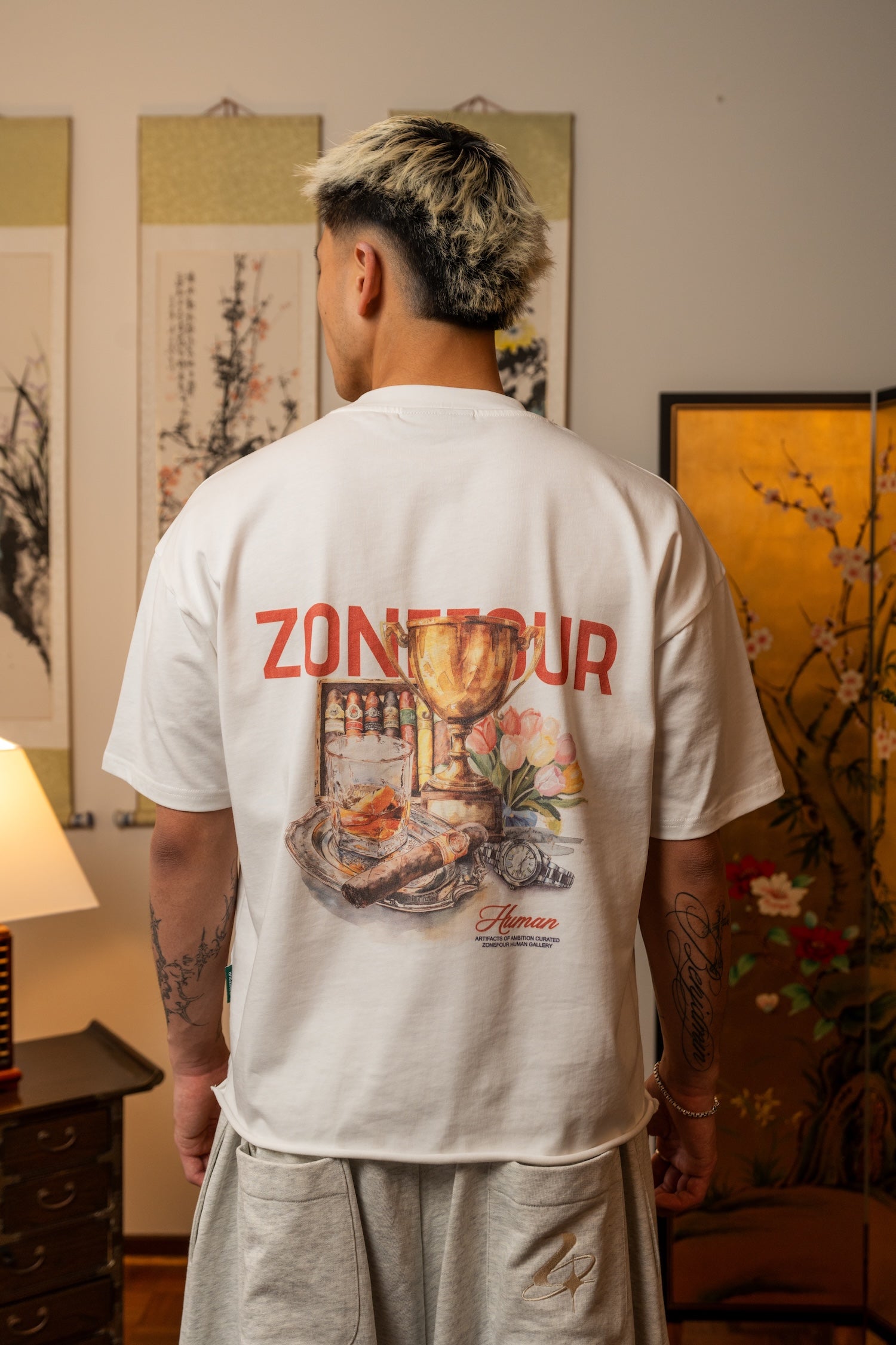 Human Gallery Ego Tee - Flat White