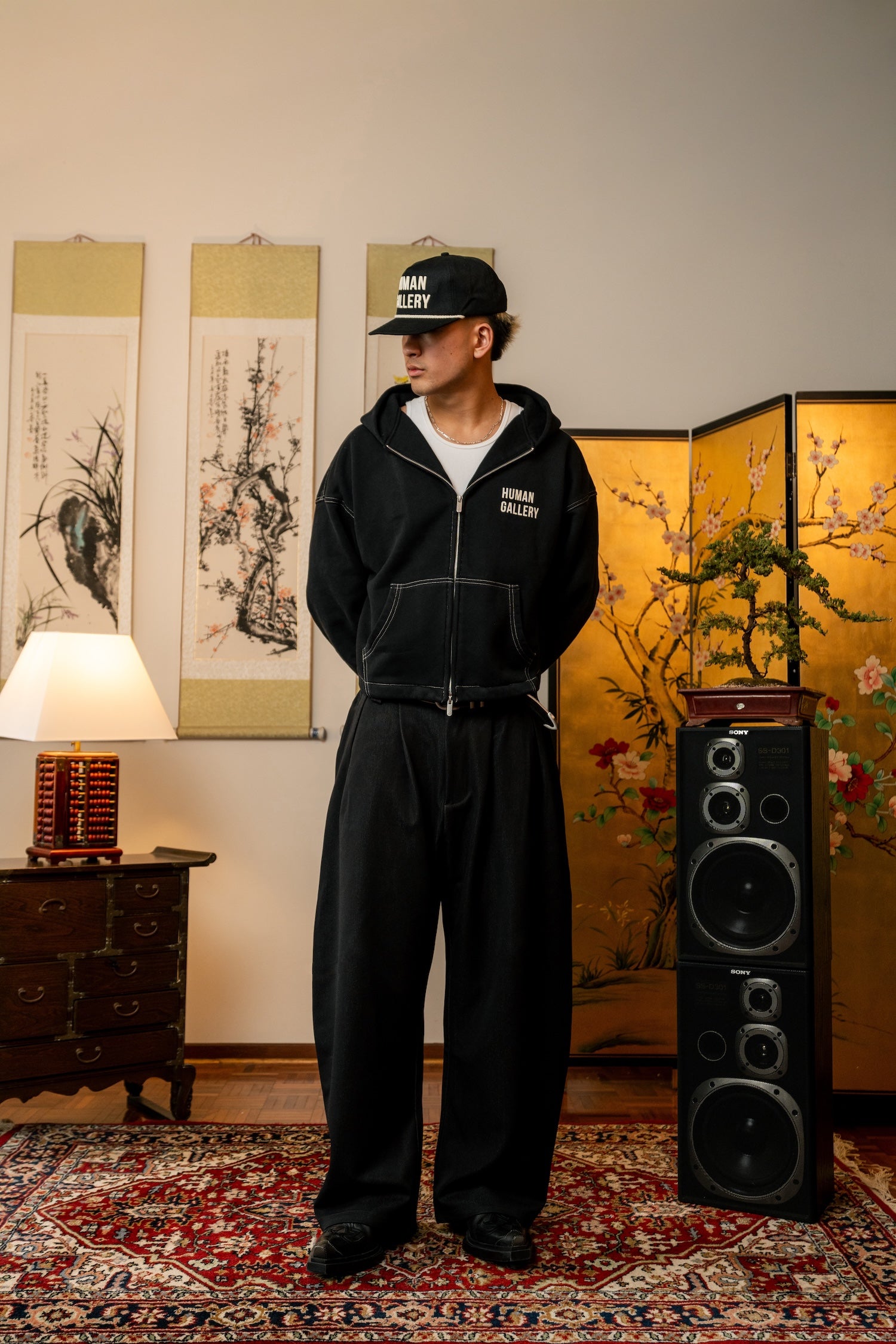 Human Gallery Hoodie - Black