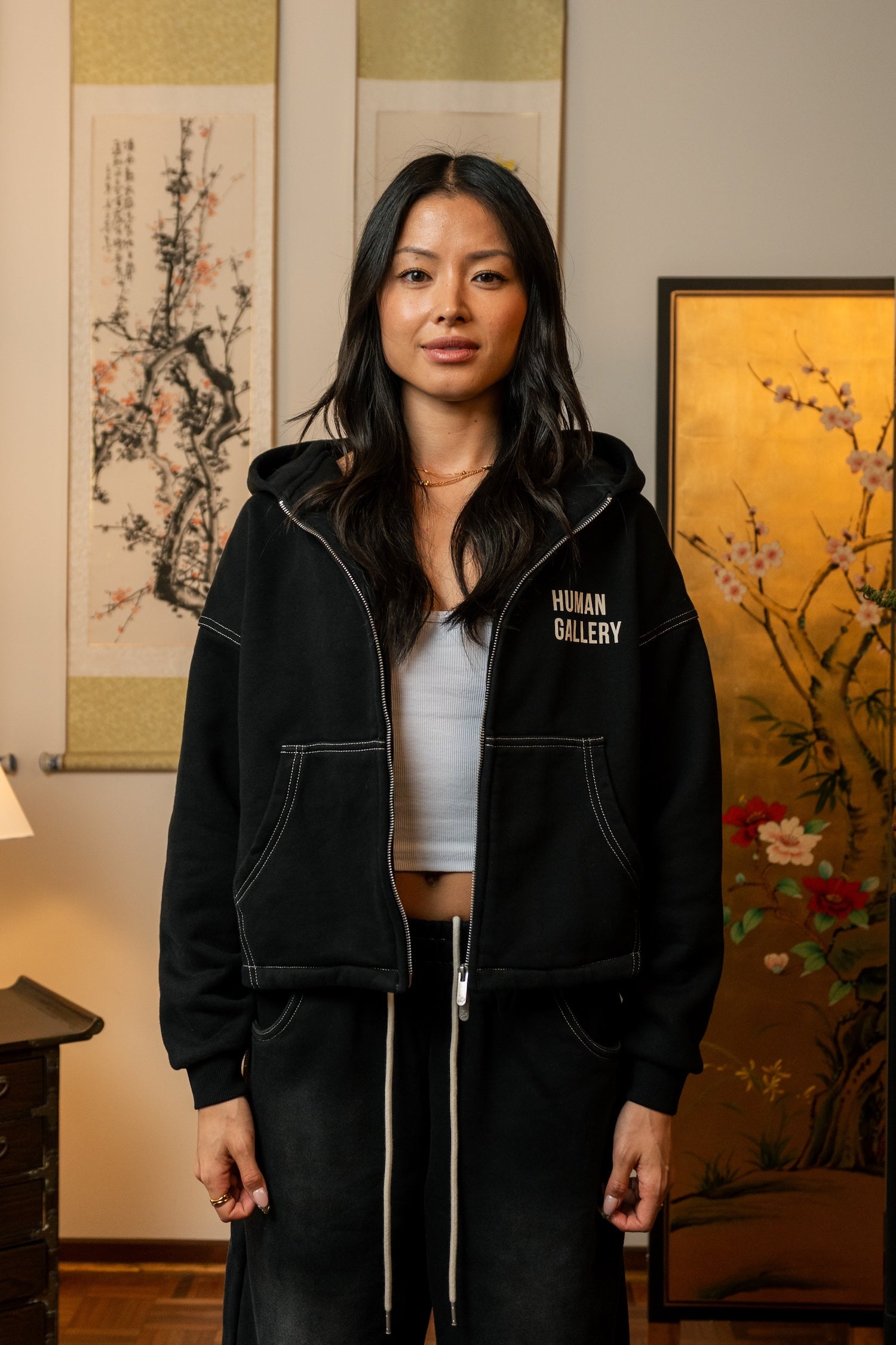 Human Gallery Hoodie - Black