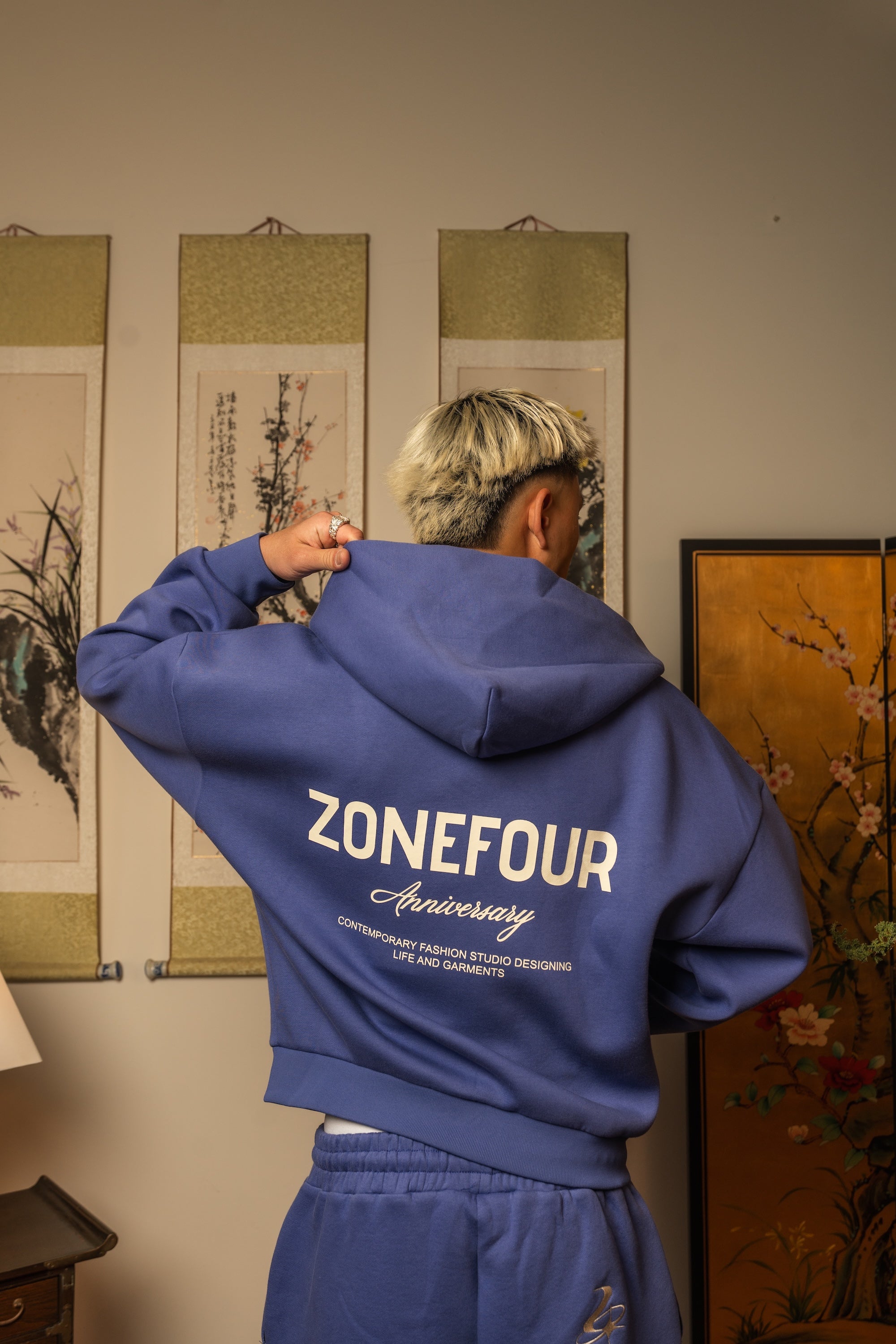 Anniversary Zip Hoodie - Lavender