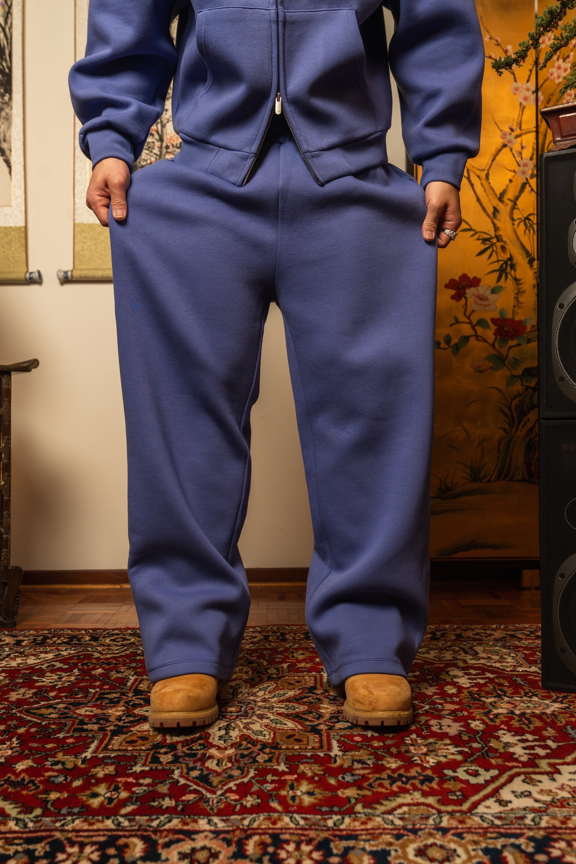 Anniversary Wide Leg Sweats - Lavender