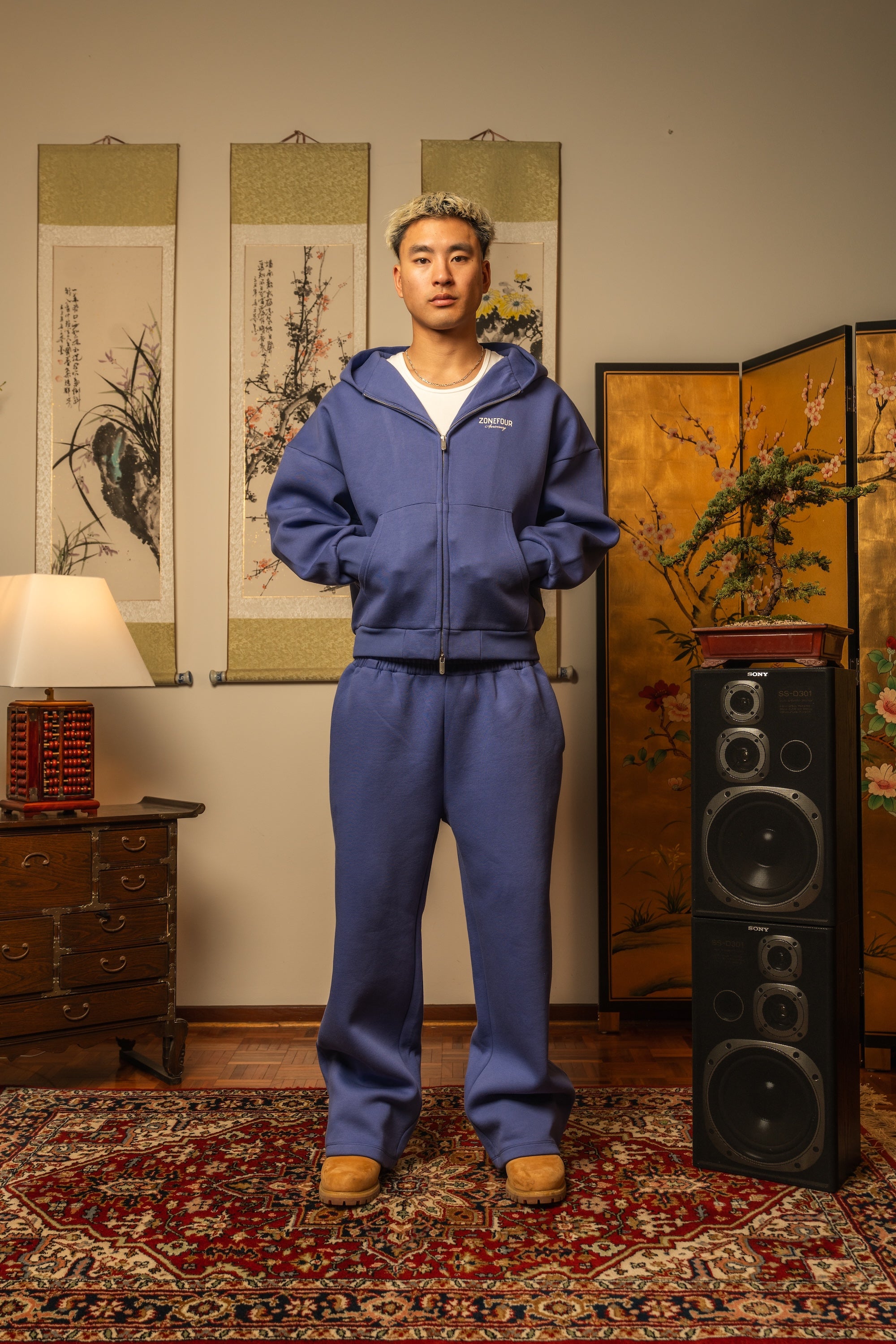 Anniversary Wide Leg Sweats - Lavender