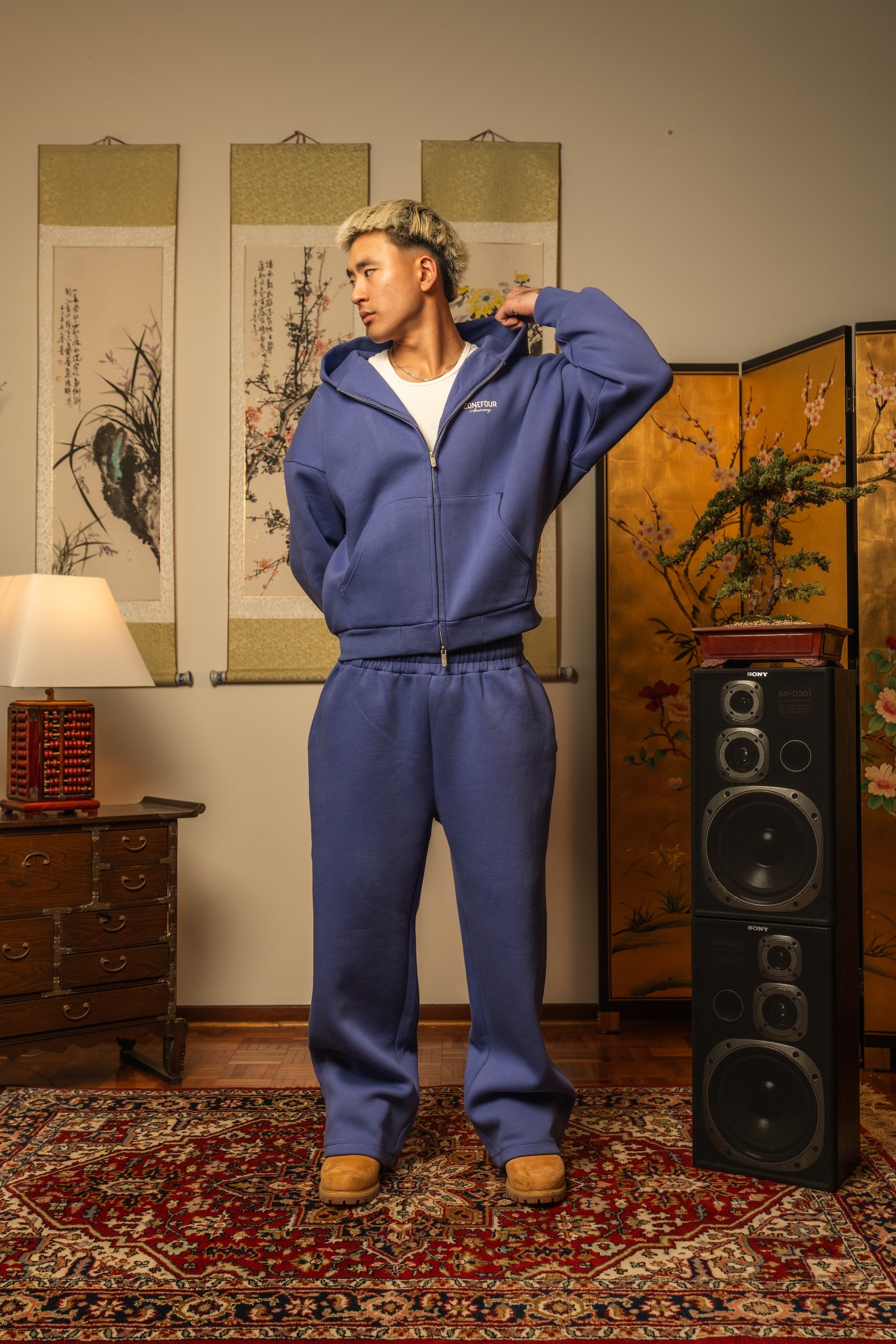 Anniversary Wide Leg Sweats - Lavender