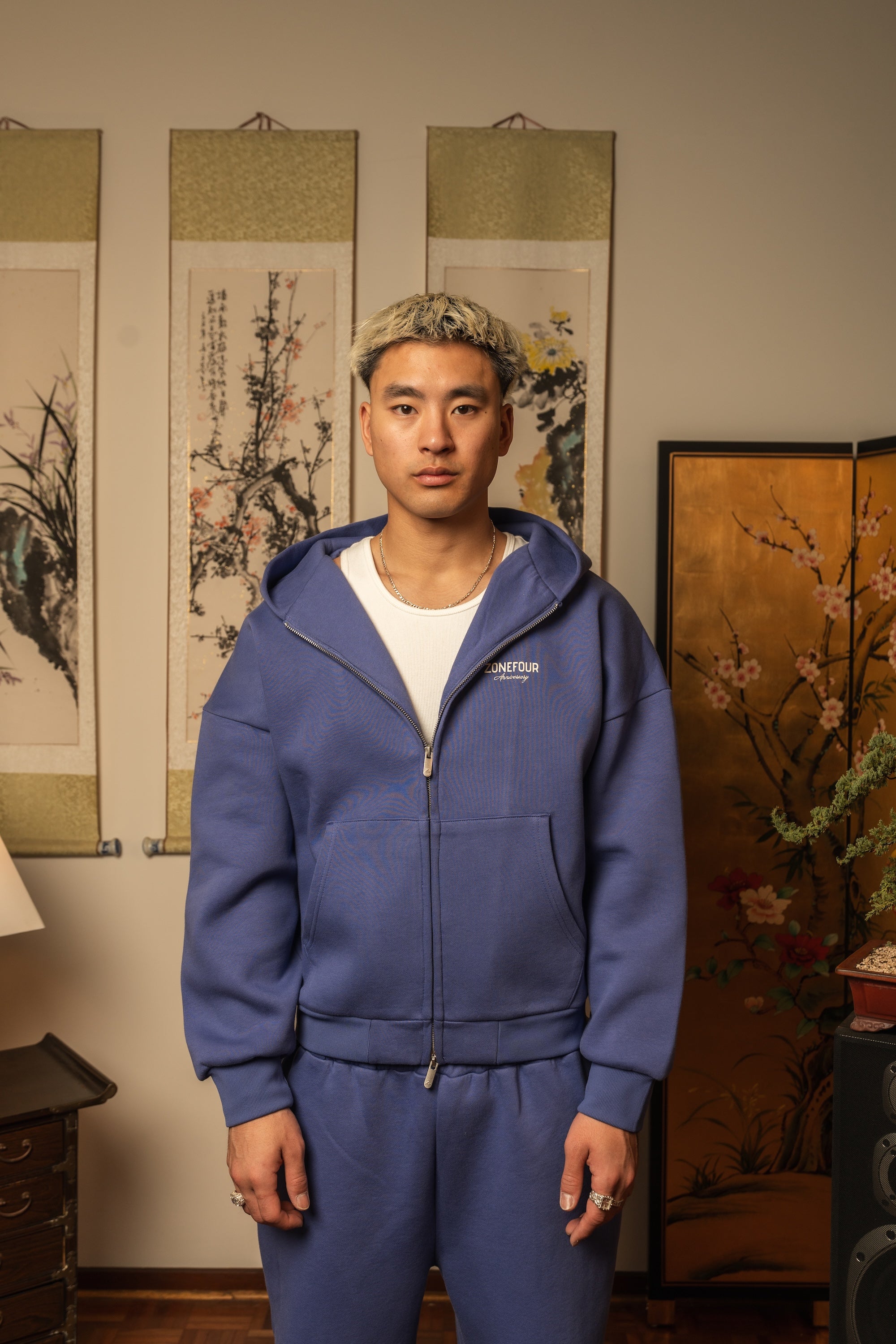 Anniversary Zip Hoodie - Lavender