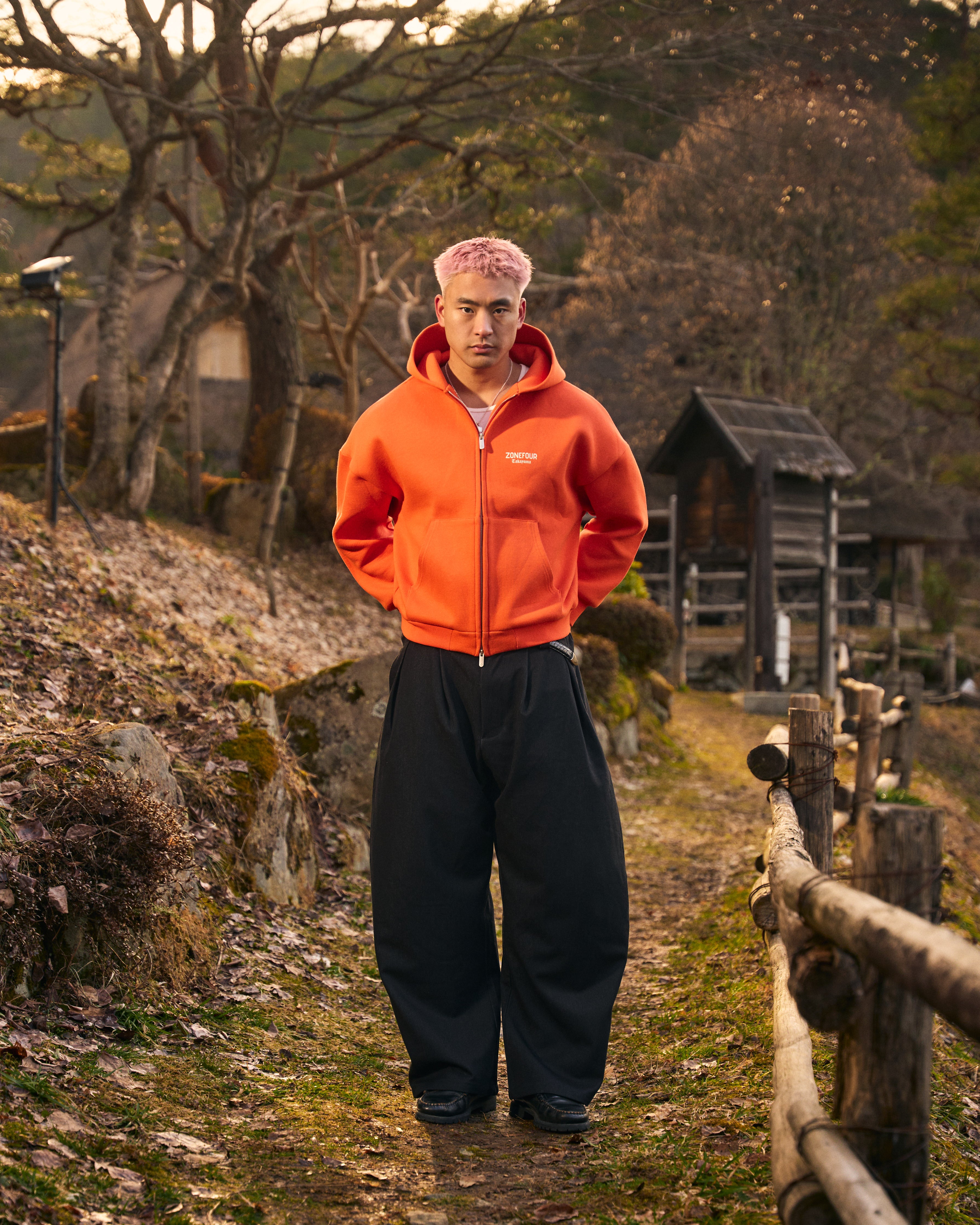 Team Takayama Zip Hoodie - Orange