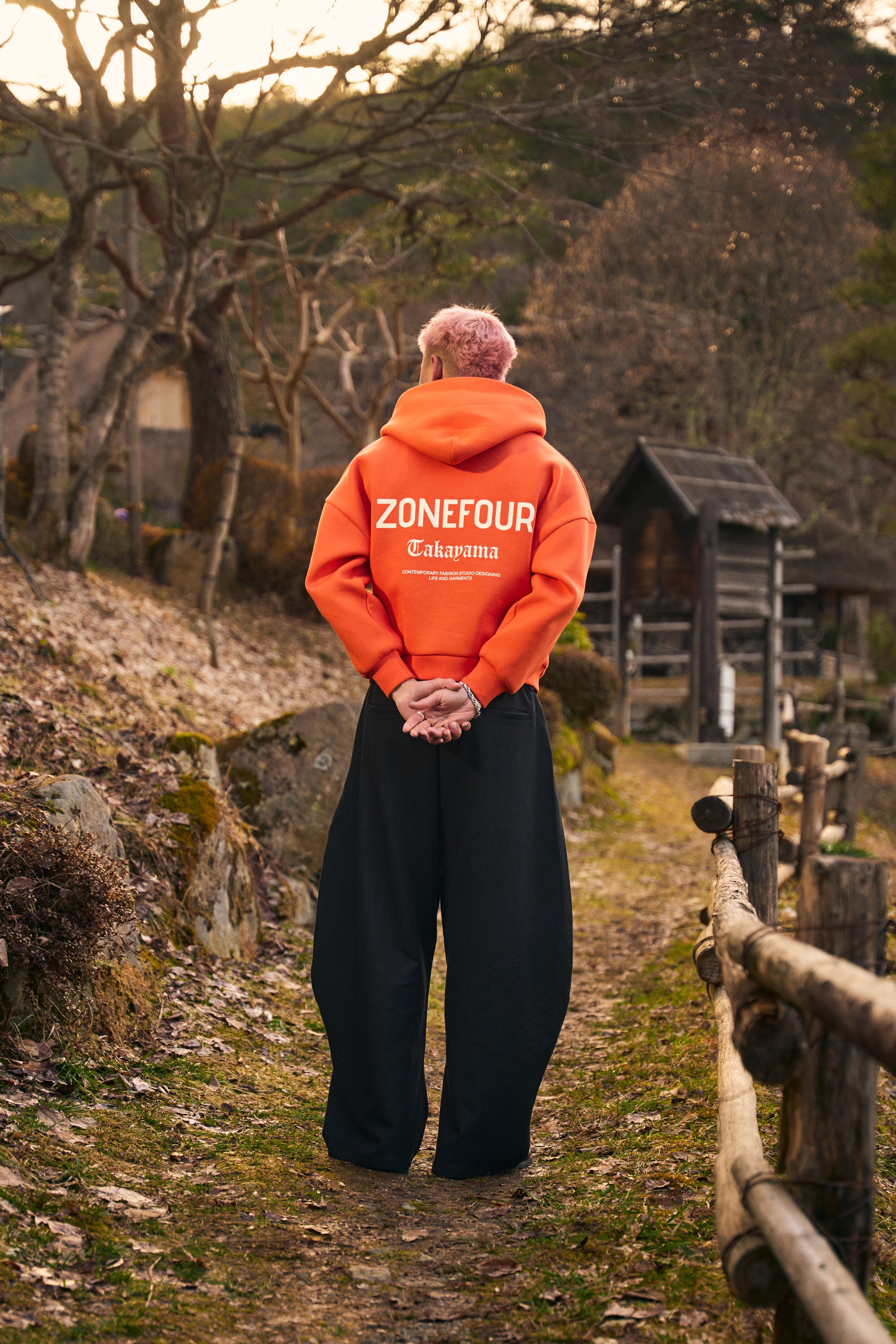 Team Takayama Zip Hoodie - Orange