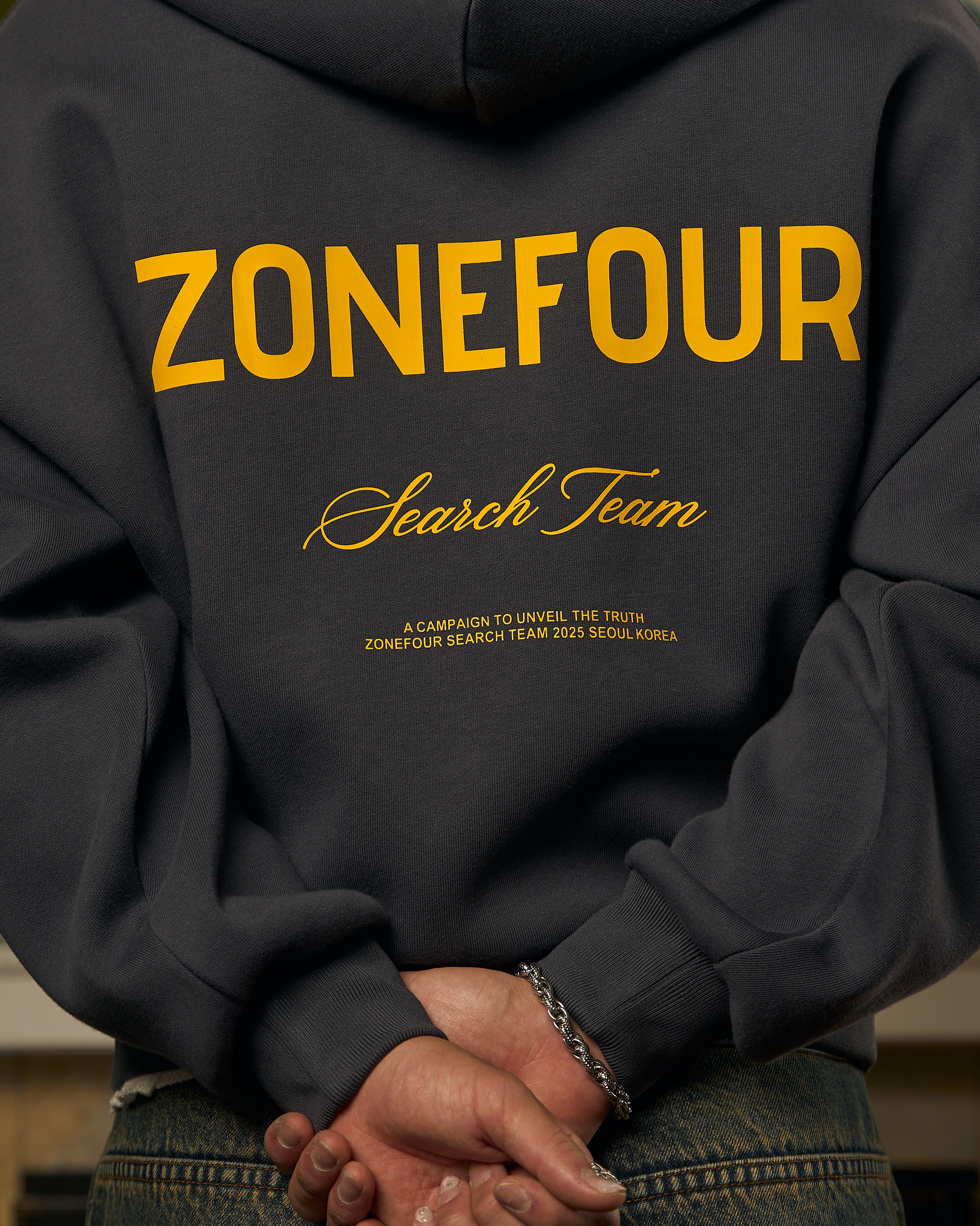 Search Team Zip Hoodie - Deep Blue