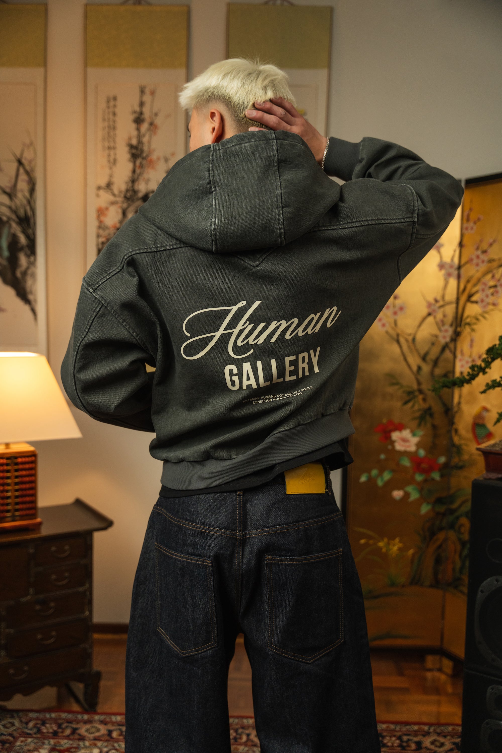 Human Gallery Work Jacket - Stone Grey
