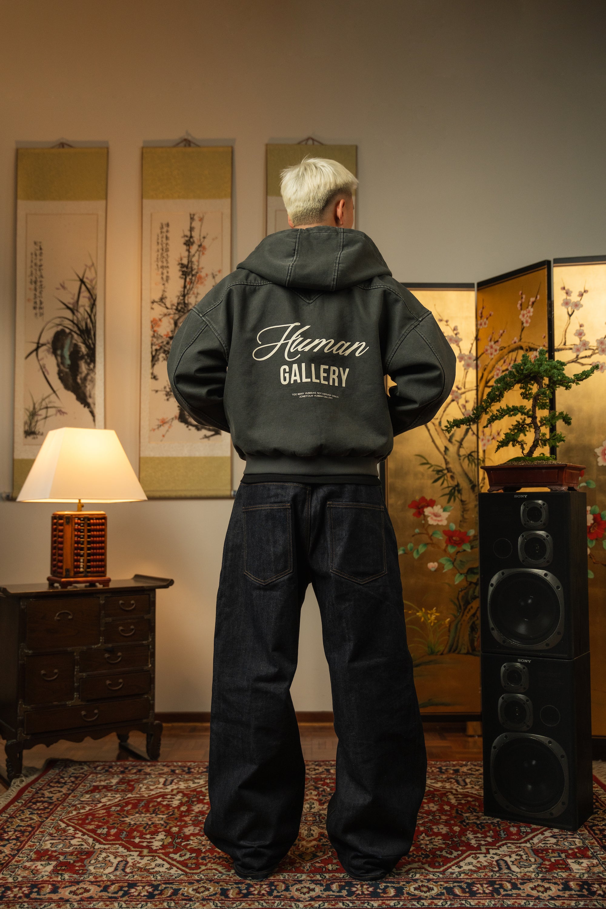 Human Gallery Work Jacket - Stone Grey