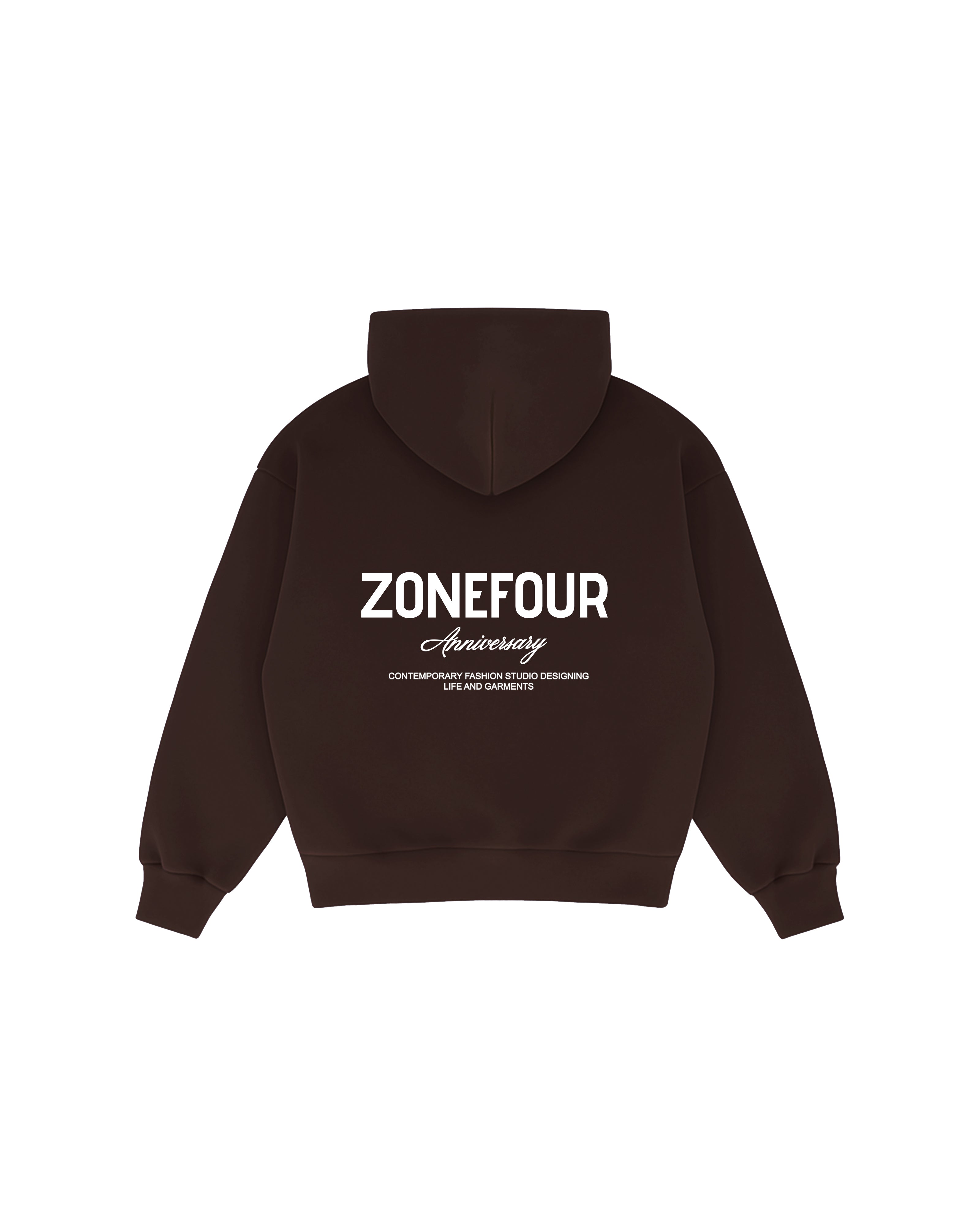 Anniversary Zip Hoodie - Taupe