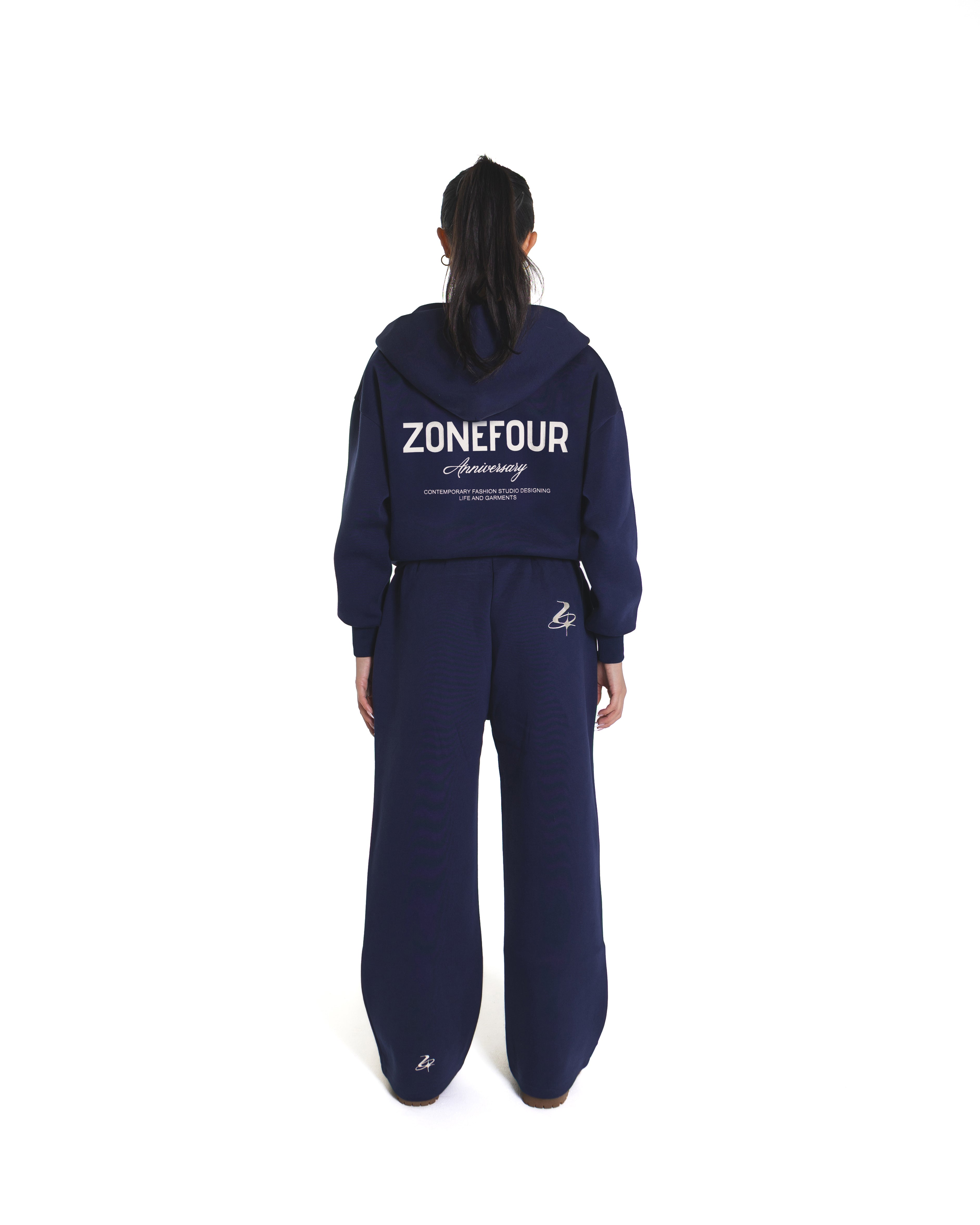 Anniversary Zip Hoodie - Navy